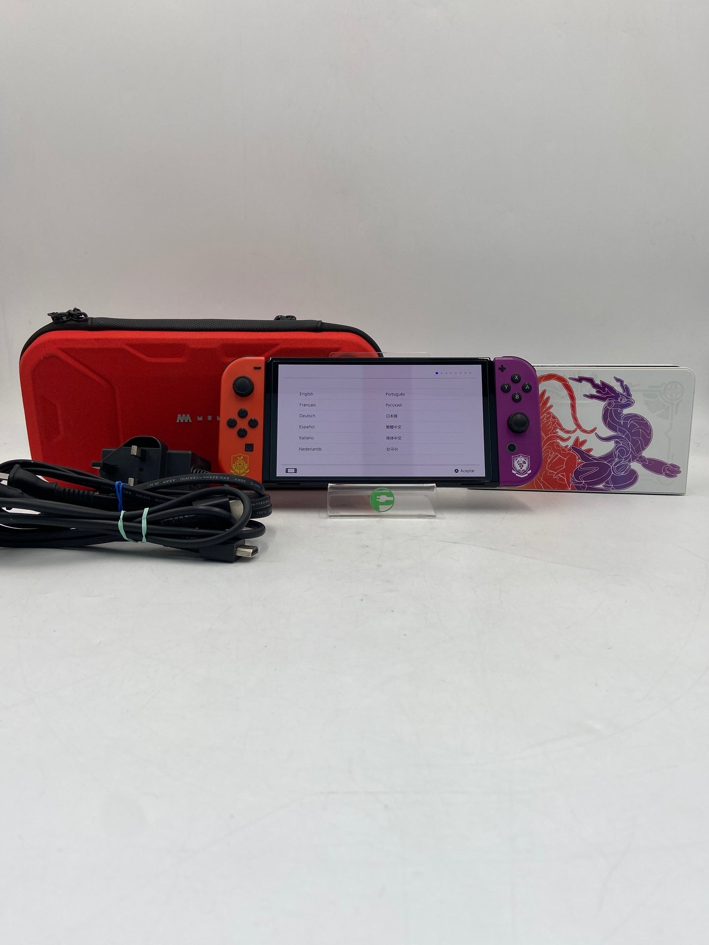 Nintendo Switch OLED Video Game Console HEG-001 Pokemon Scarlet & Violet Edition