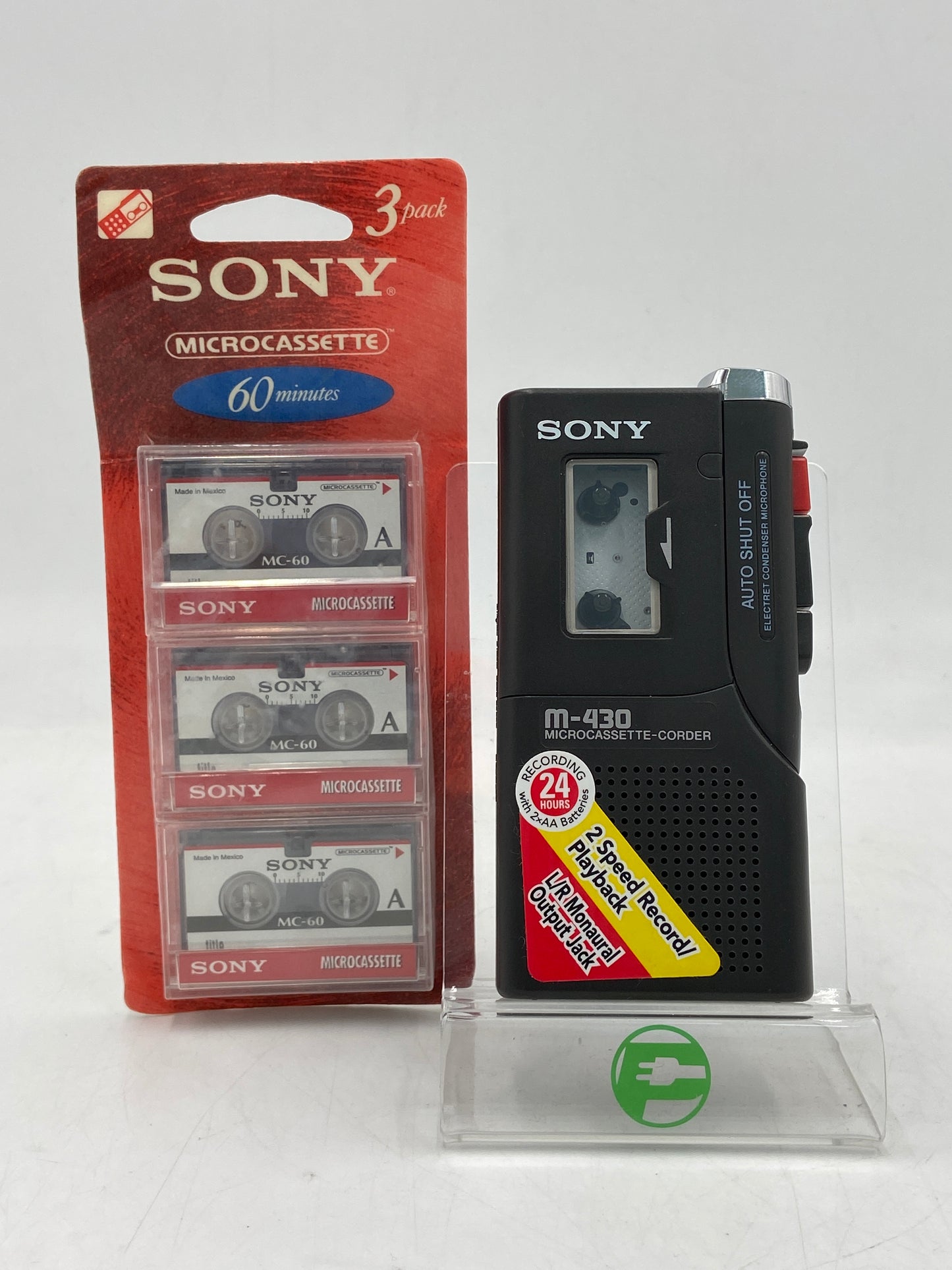 Broken SONY Microcassette-Corder1 Cassette Recorder M-430