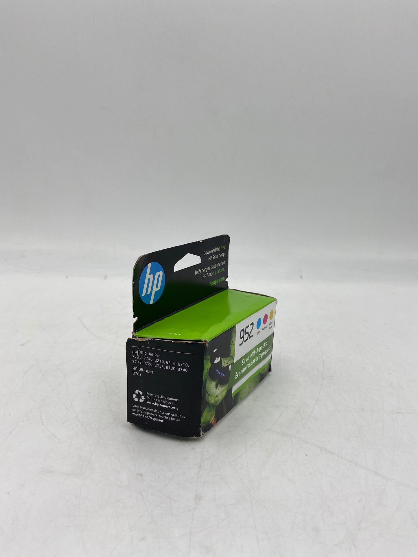 New HP 952 N9K27AN Yellow, Cyan and Magenta Ink Cartridge