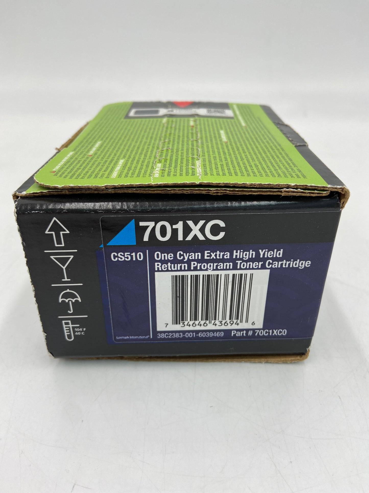 New Lexmark 701XC Cyan Toner Cartridge