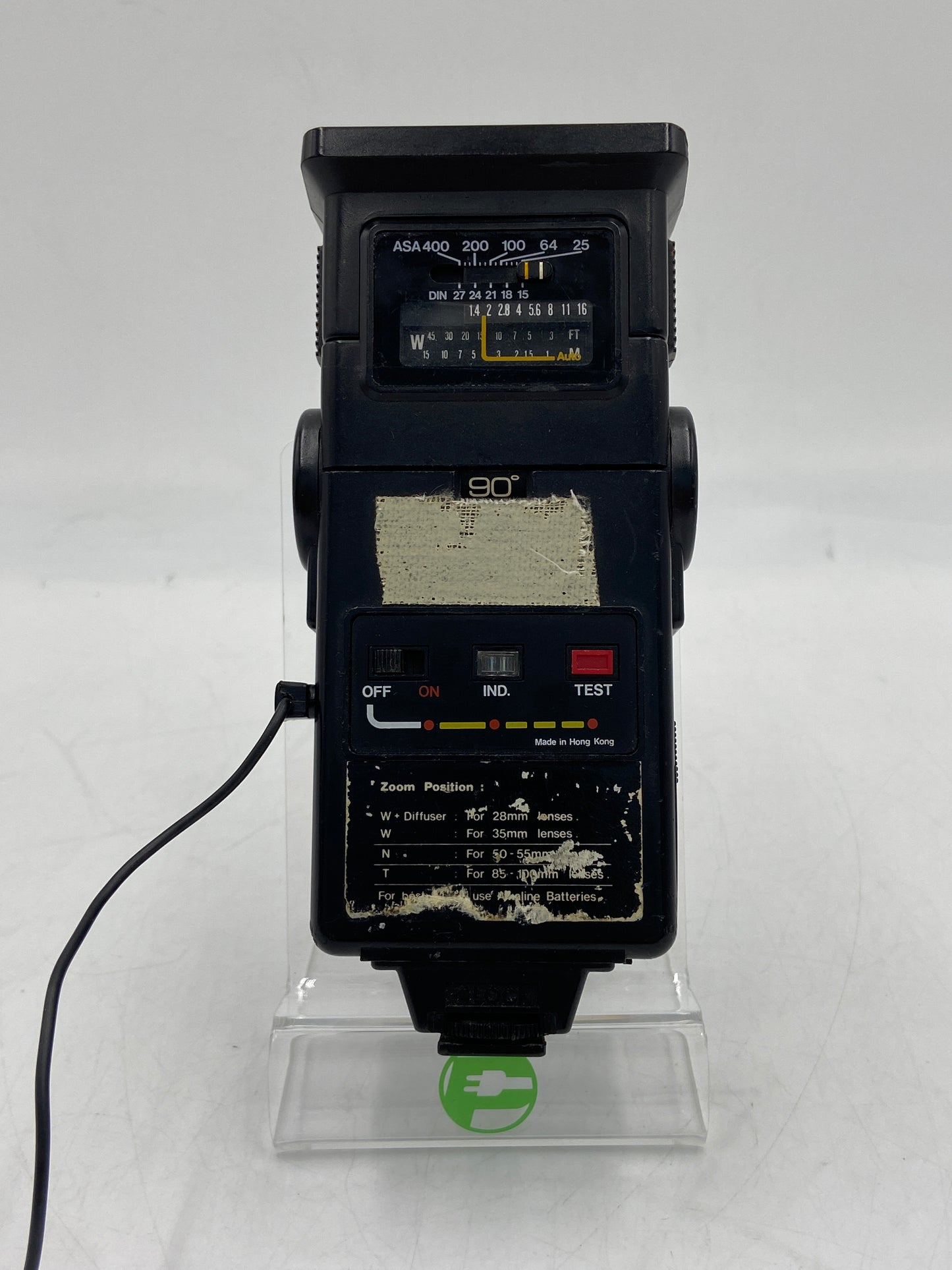 FOCAL M500C-ZOOM -Not Tested- Auto Electronic Camera Flash Unit 20-01-37