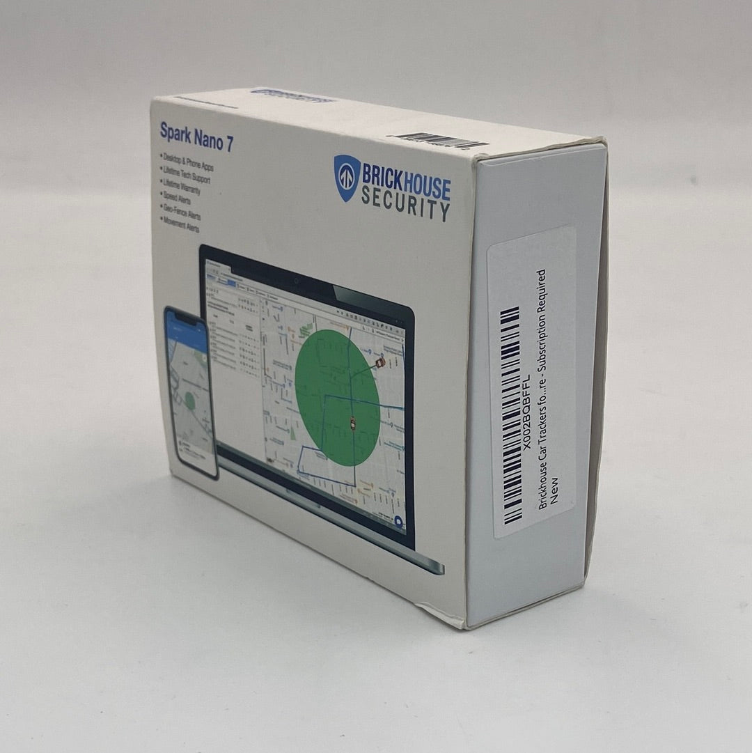 New Open Box Brick House Security Spark Nano 7 Micro GPS Tracker M-SN