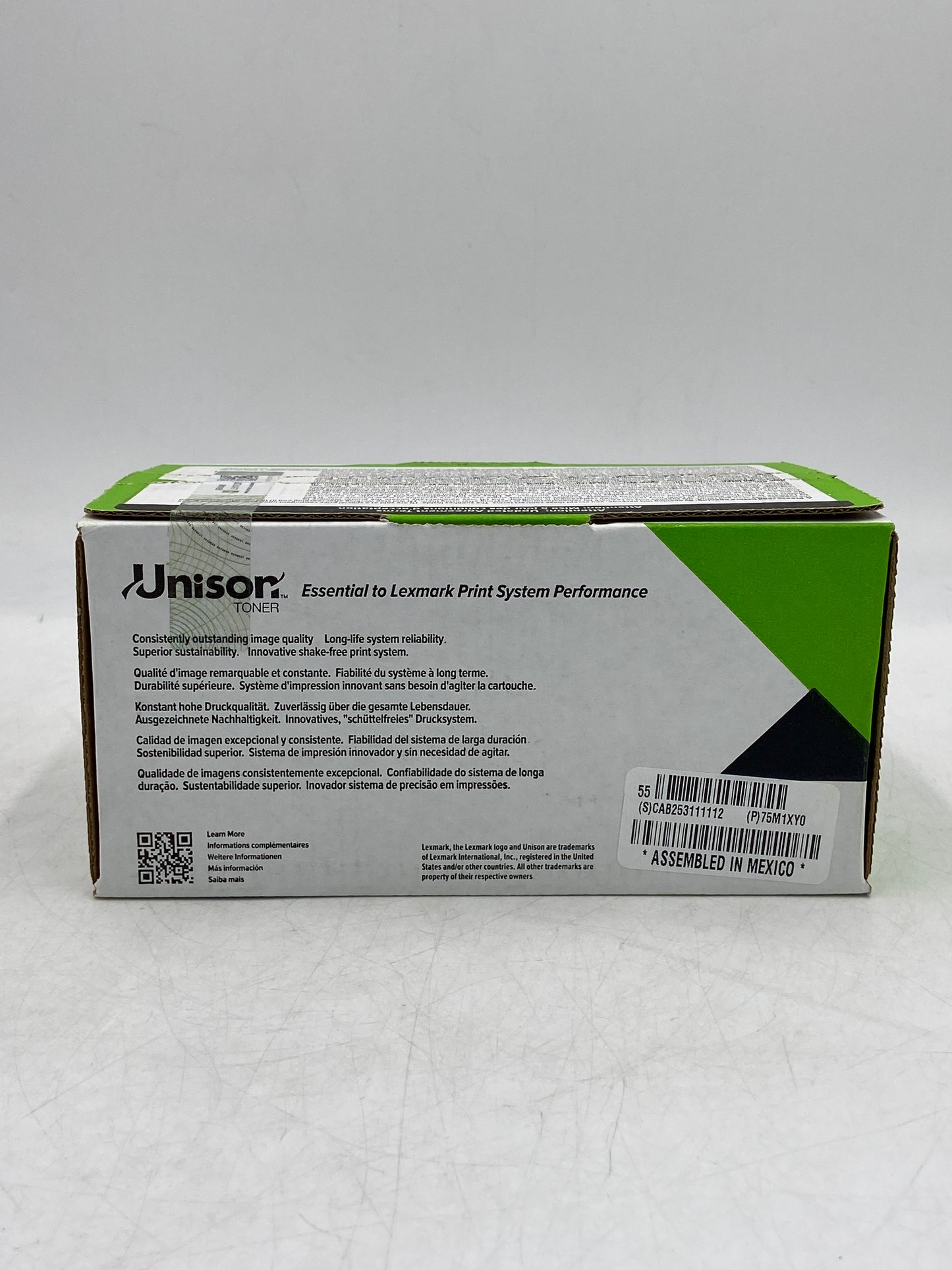 New Lexmark 75M1XY0 50M8082-001 Yellow Toner Cartridge