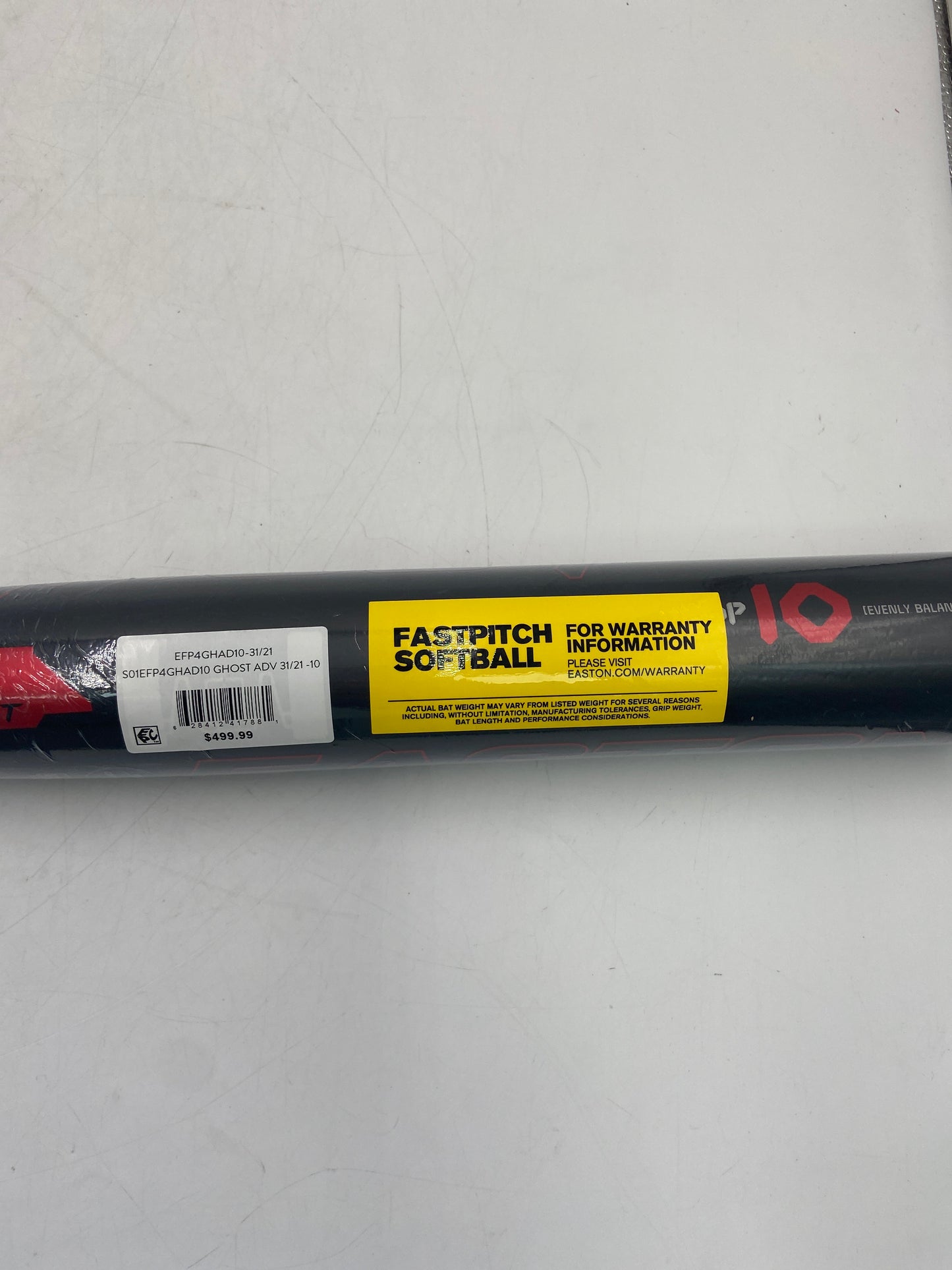 New Easton Ghost Advanced 31/21 Softball Bat Drop 10