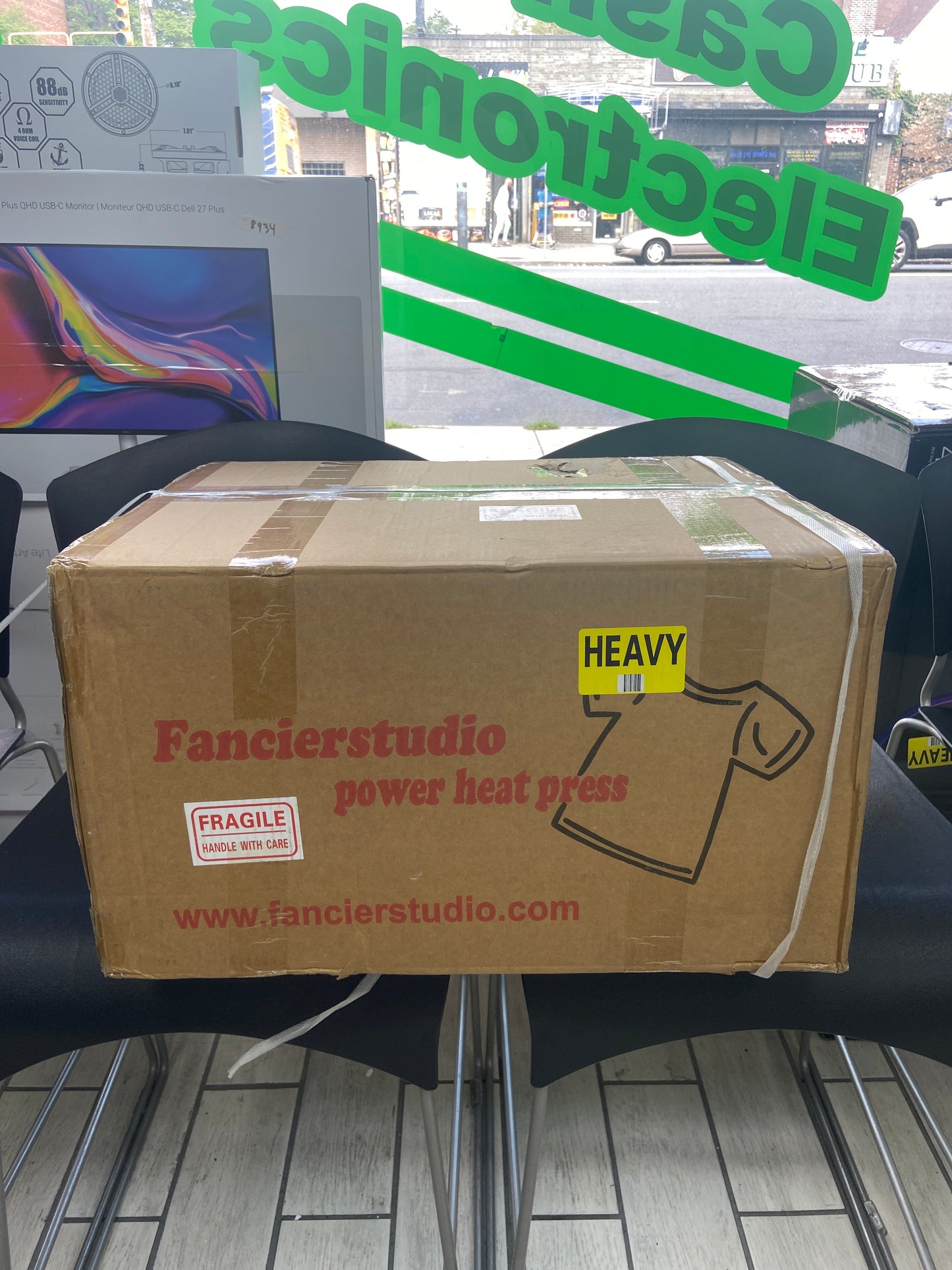 New Fancierstudio DG 15x15 Power Heat Press FS15X15 BB Black