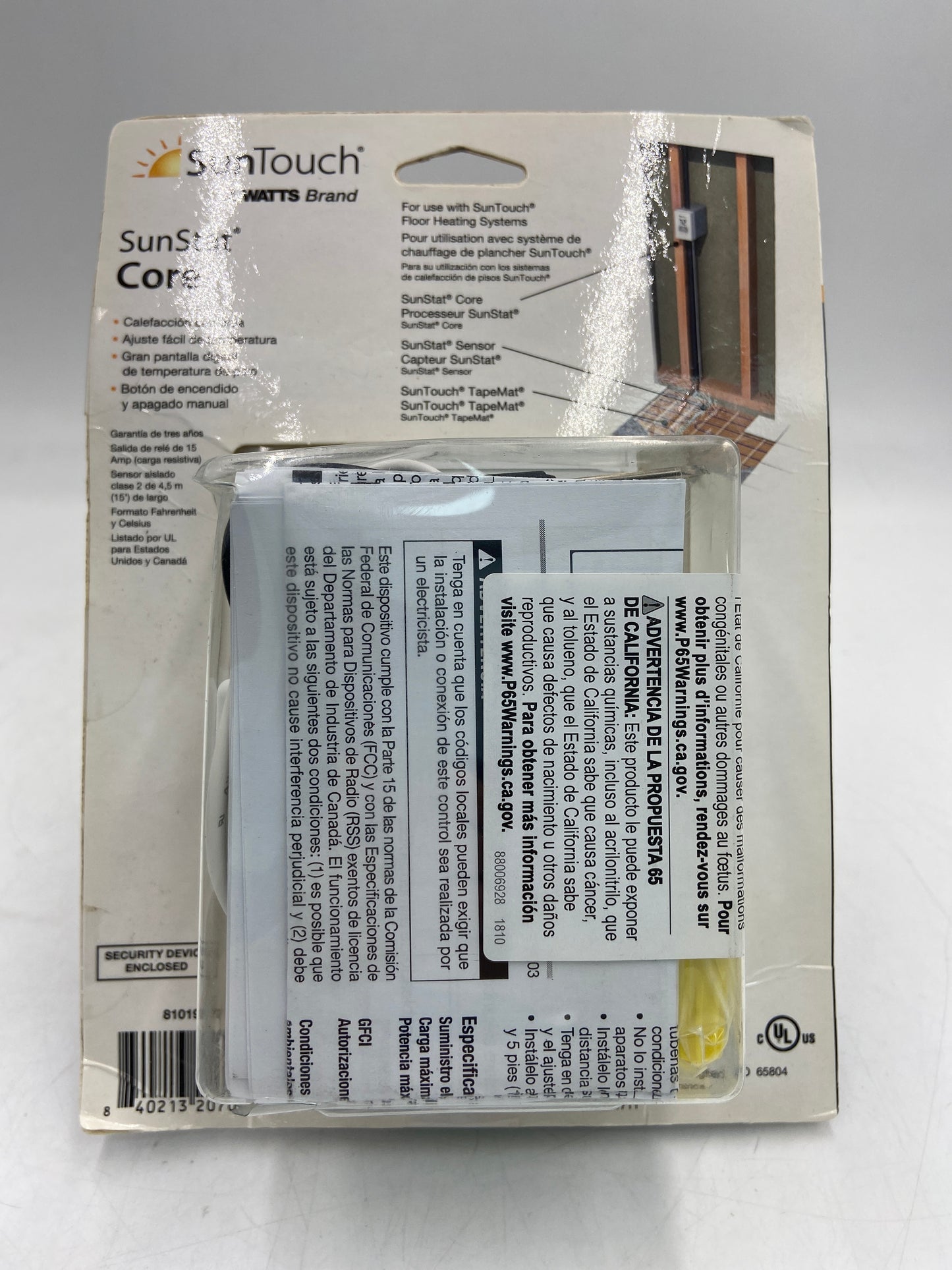 New SunTouch SunStat Core Electric Floor Heating 81019087