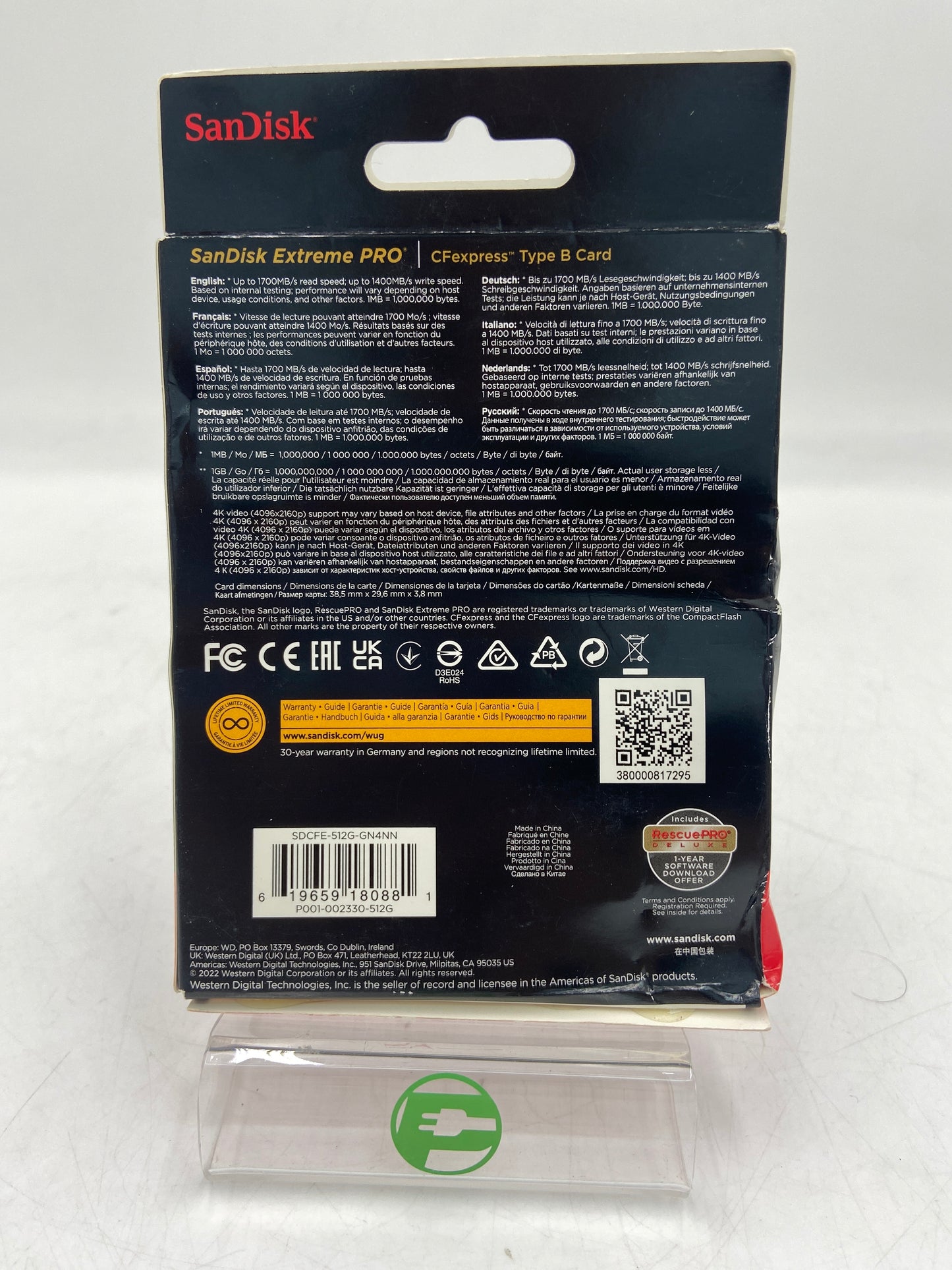 New extreme pro cfexpress type b card 512gb SD CARD