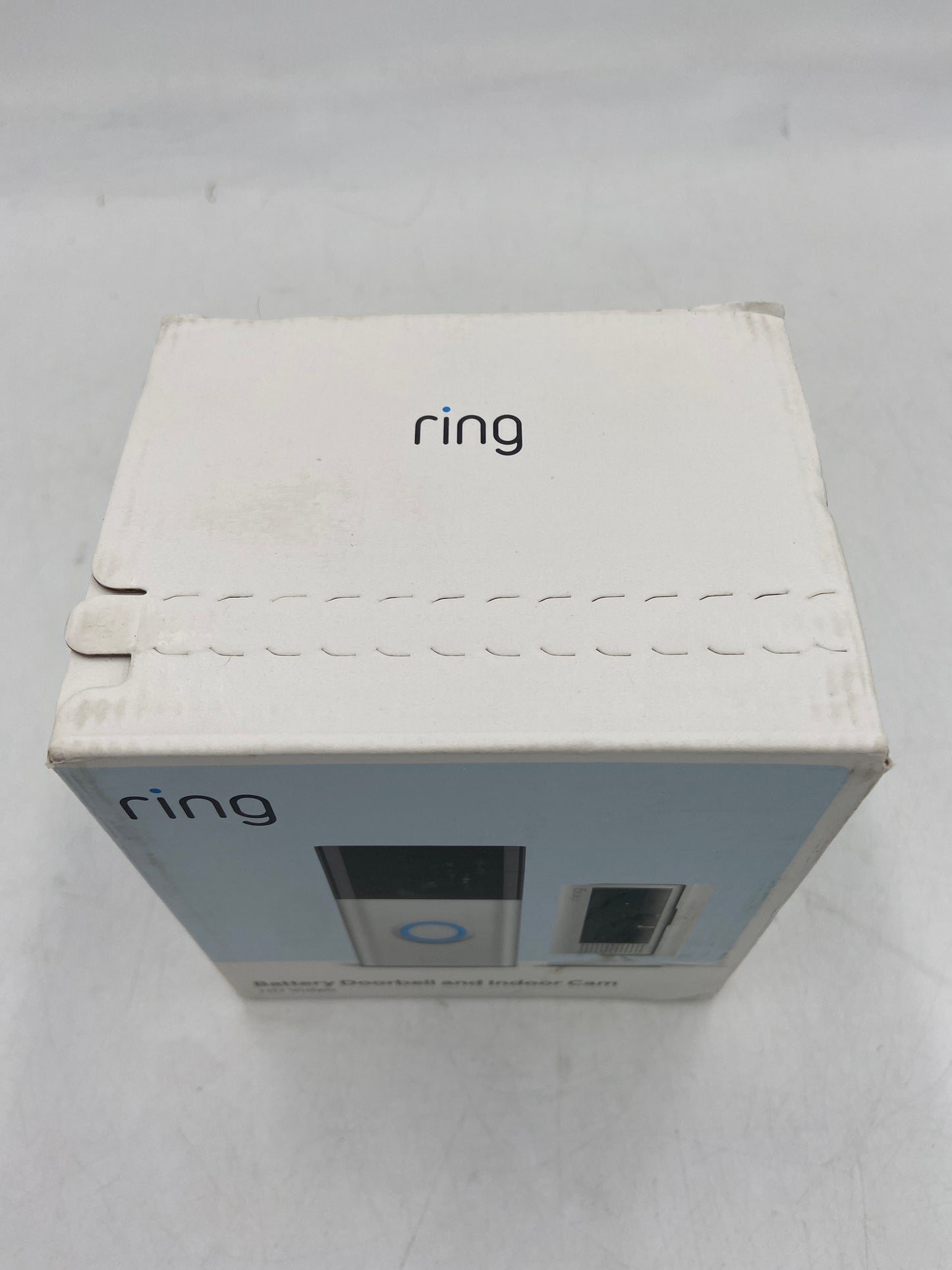New ring battery doorbell and indoor cam Home Security Camera (Satin Nickel)