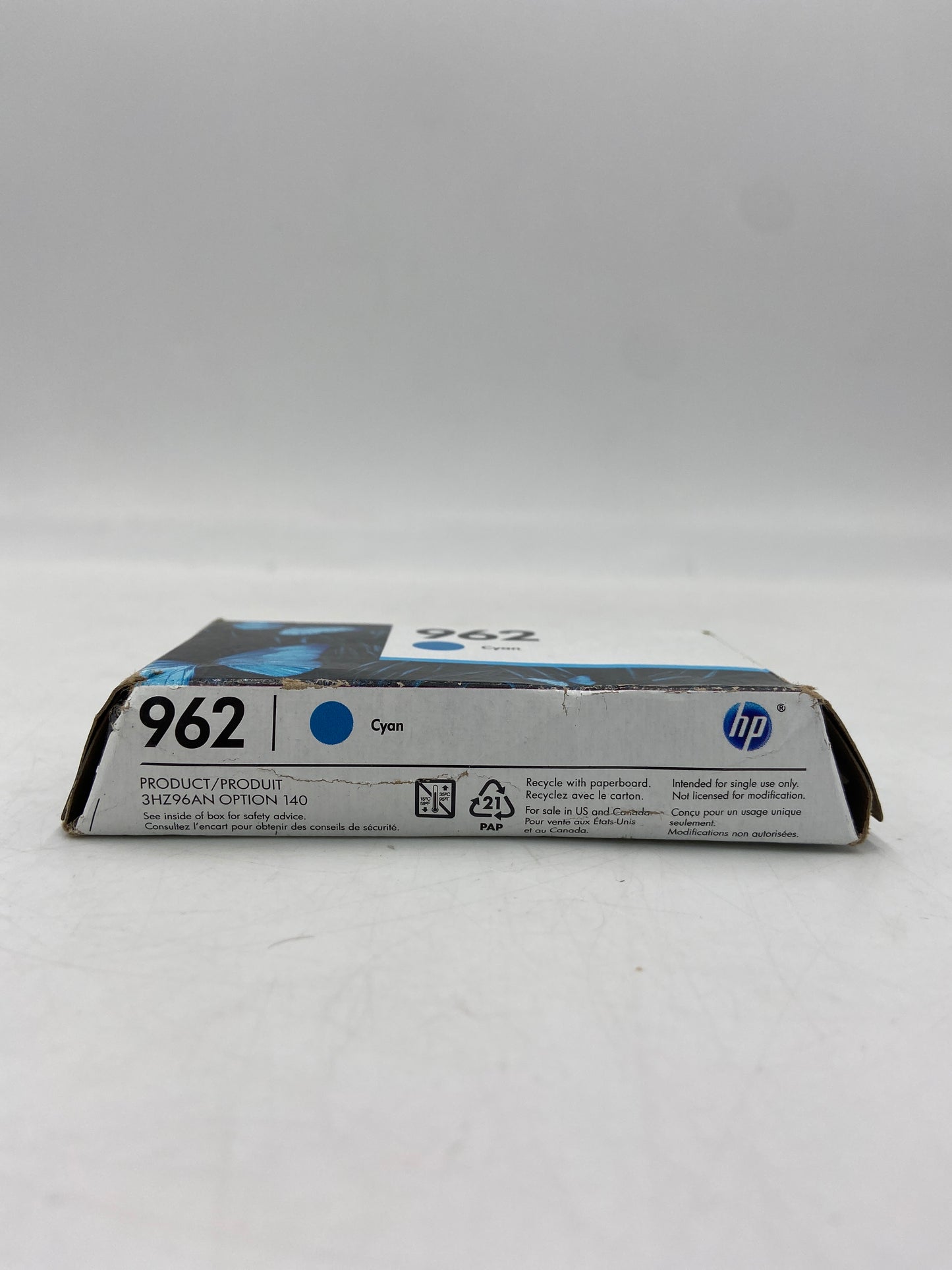 New HP 962 3HZ96AN Cyan Ink Cartridge (Expired Date)
