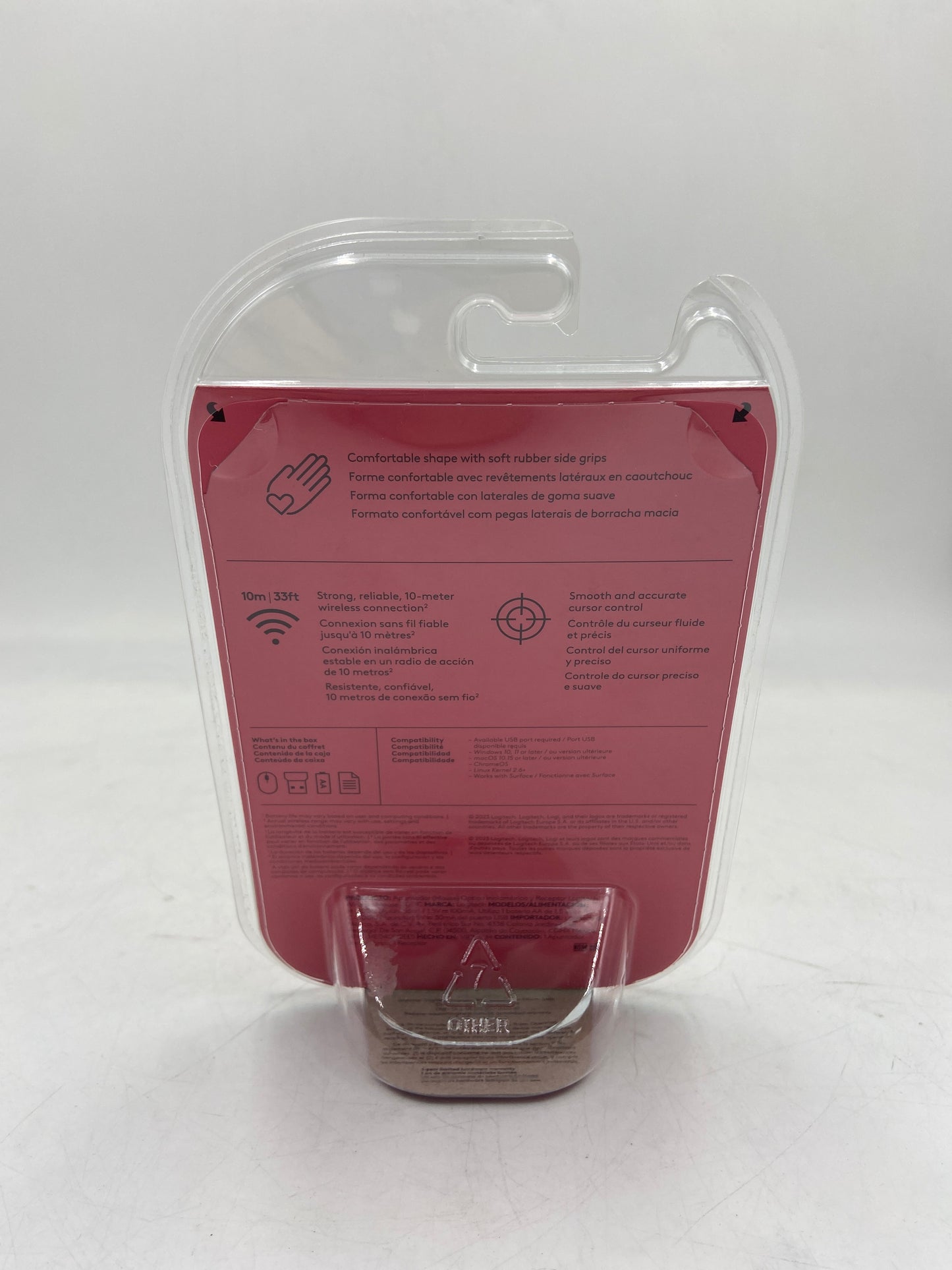 New Logitech M317CC Pink Paint Wireless Mouse