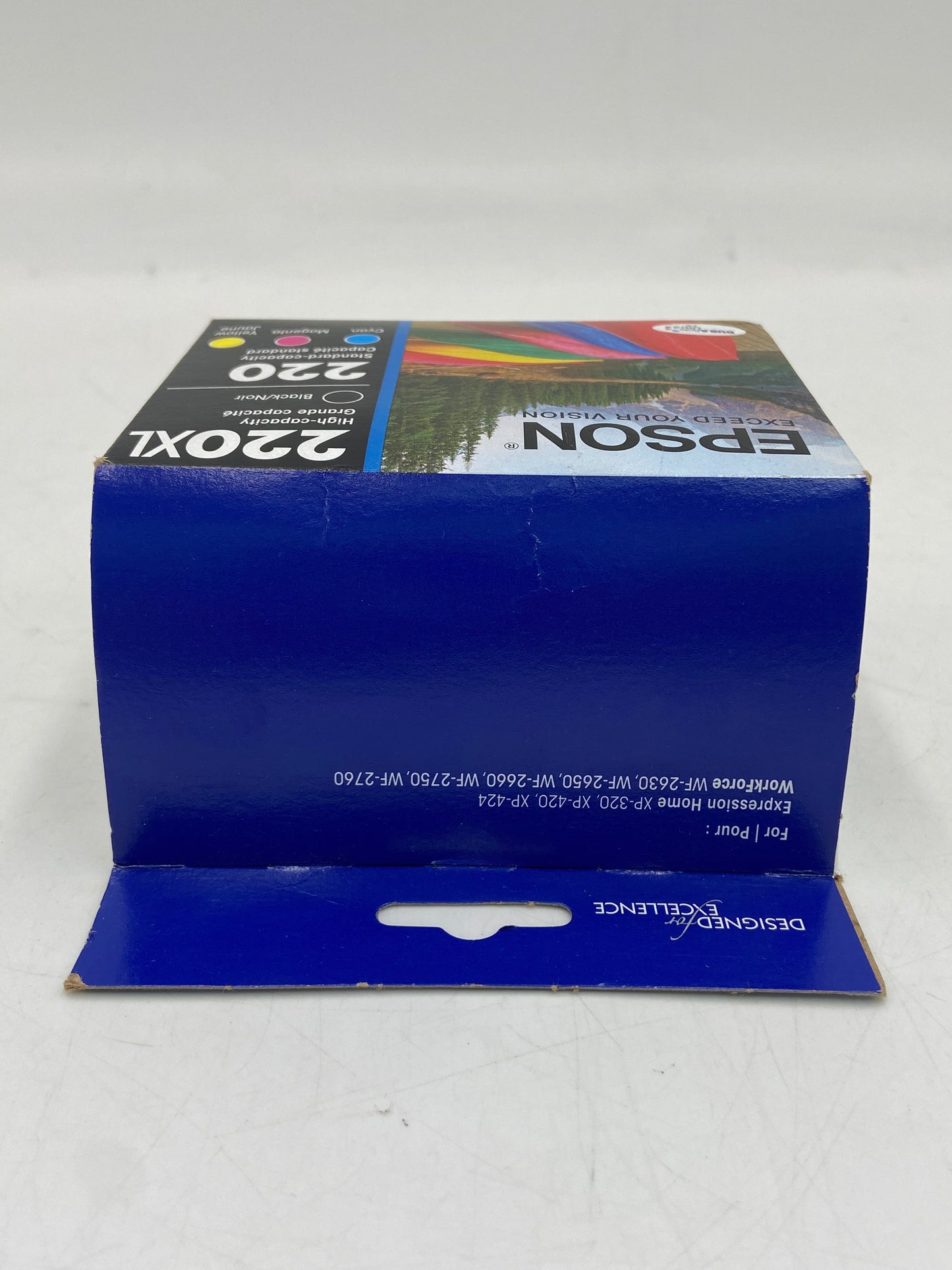 New Epson 220XL, 220 Black, Yellow, Cyan and Magenta Ink Cartridge