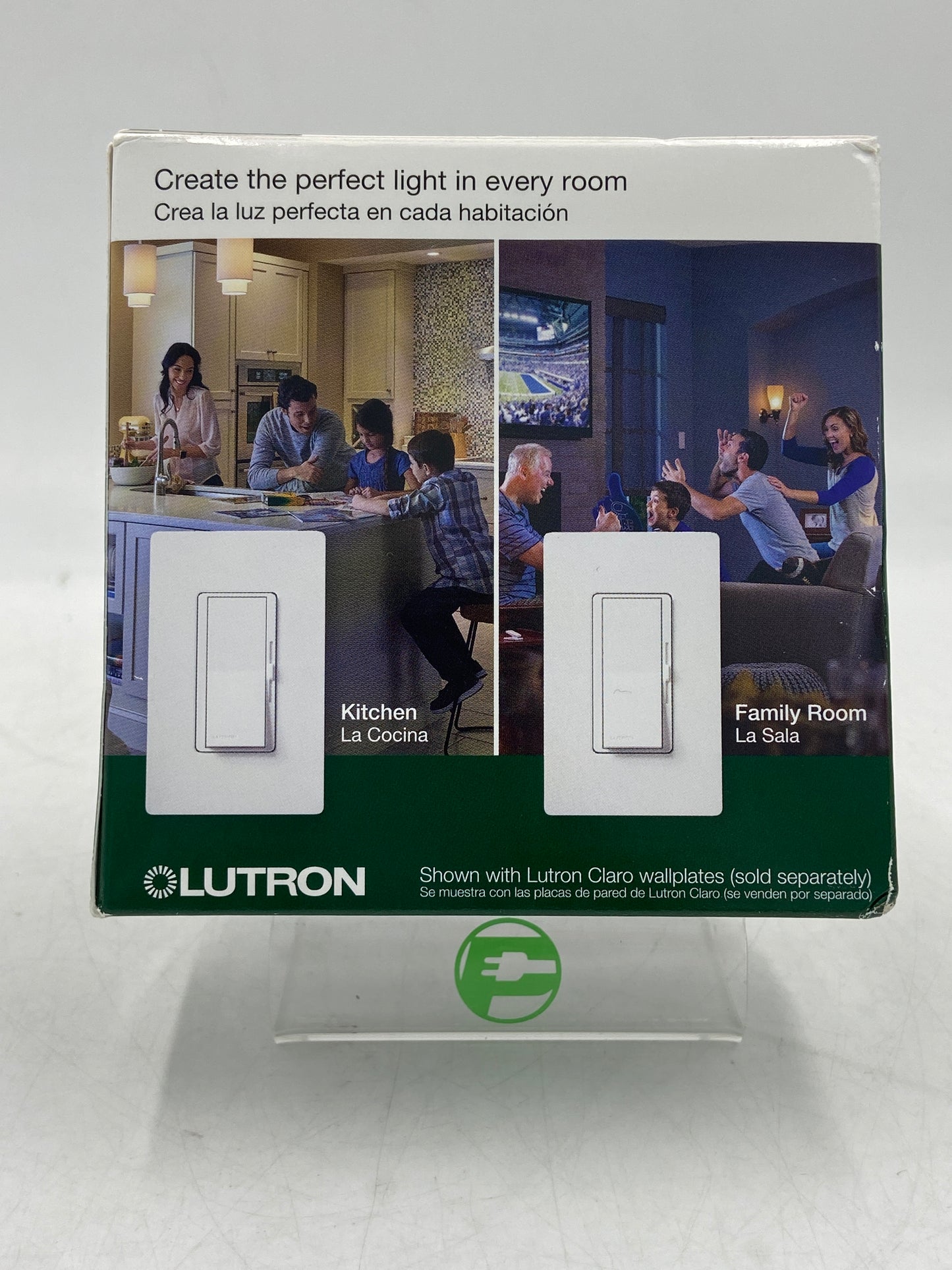 New Lutron LED + Dimmer 2 Pack Single Pole/3-Way Light Dimmer DVCL-153P-WH-2