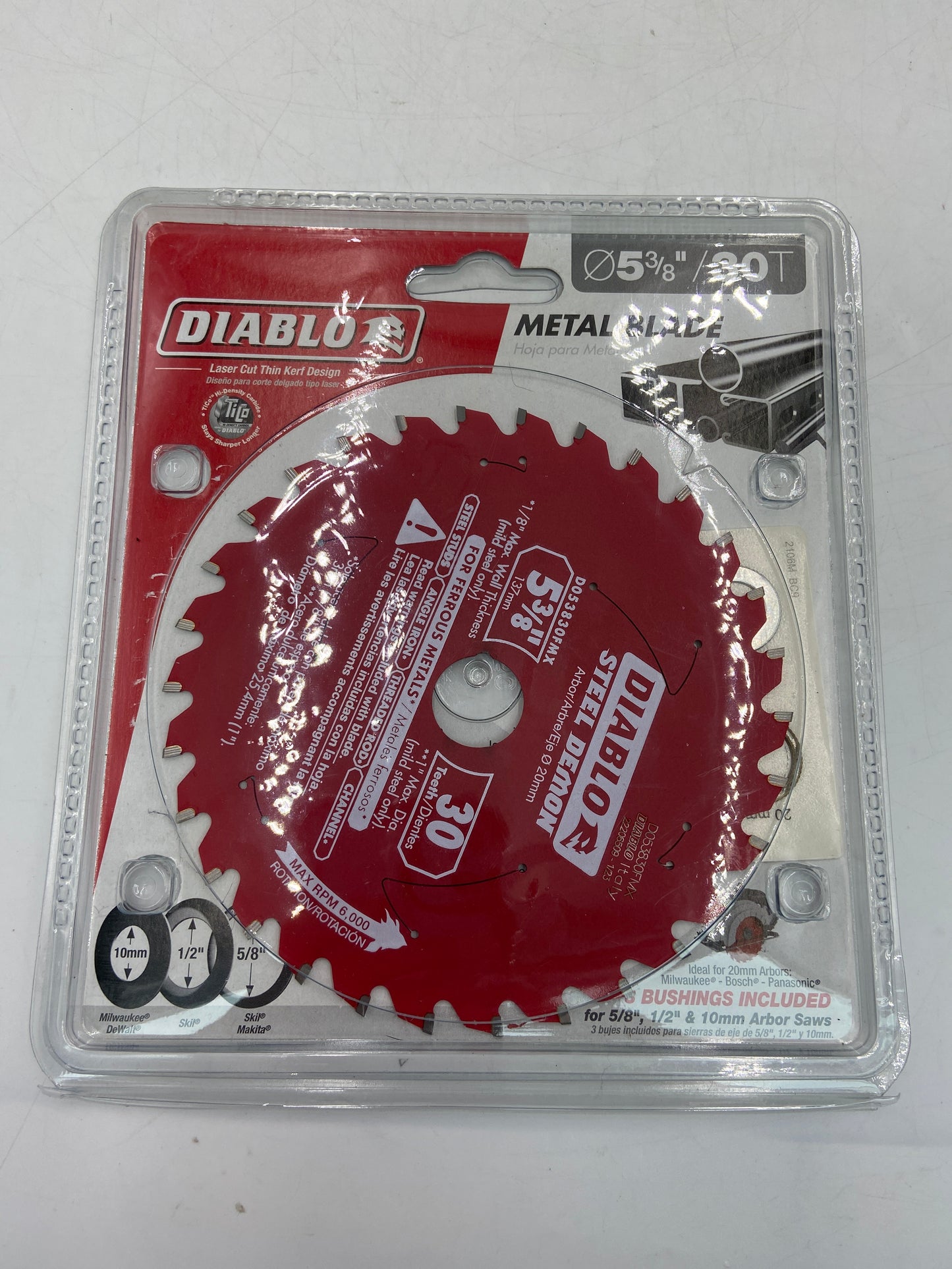 New Diablo 5 3/8 30T Metal Saw Blade