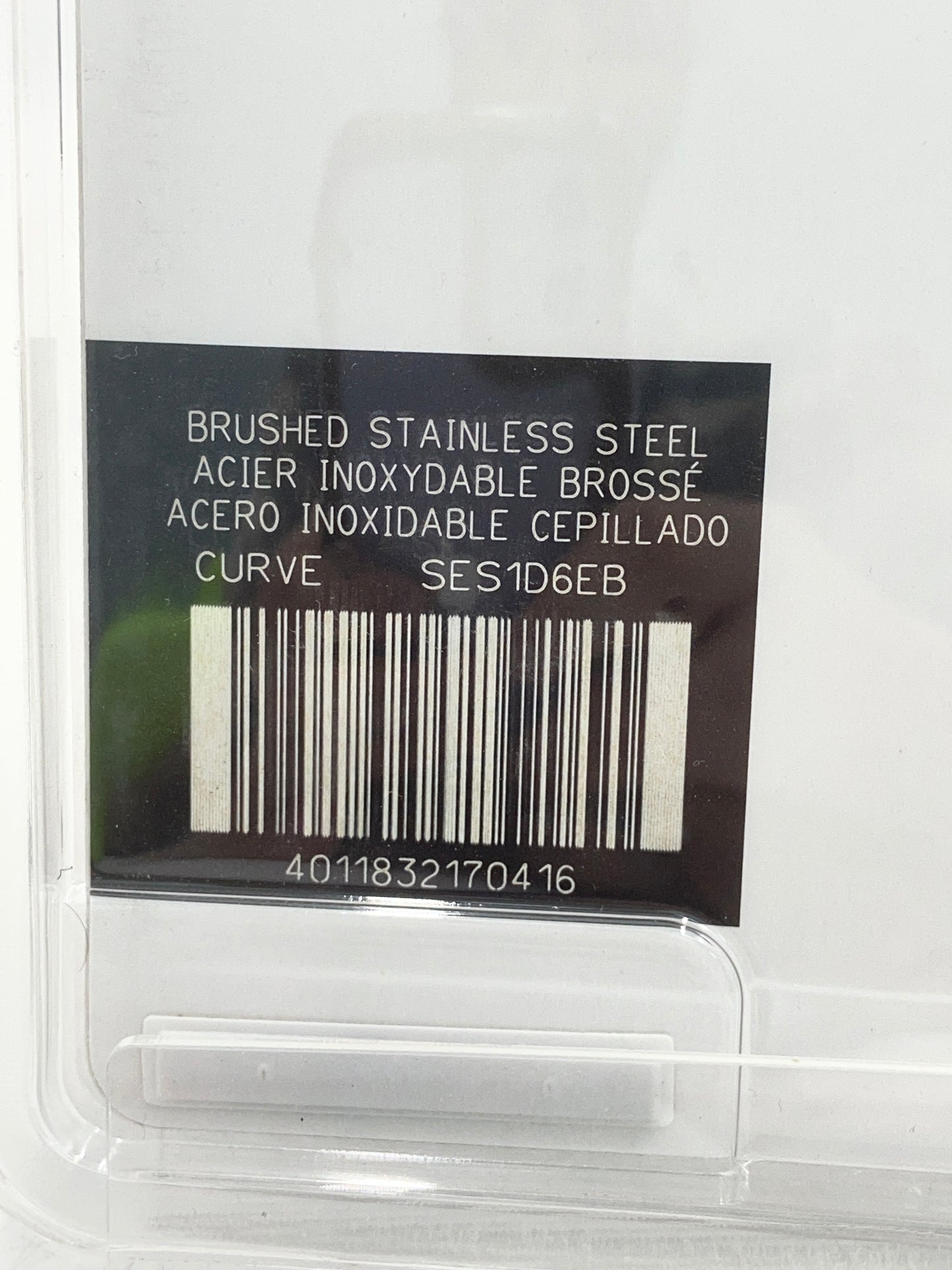 New Schluter Systems Triangular Brushed Stainless Steel Curve Corner Shelf for Tiled Shower SES1D6EB