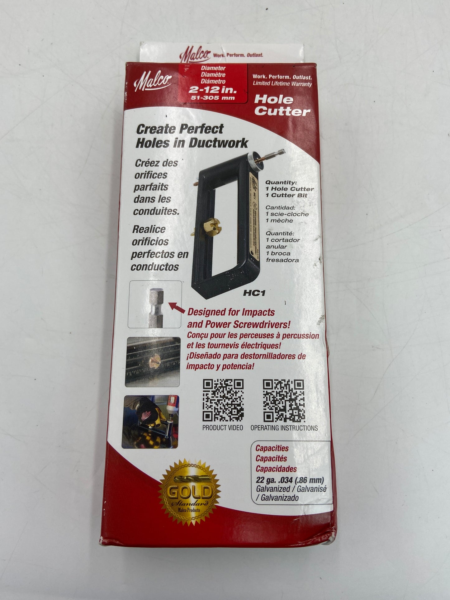 New Malco HC1 Hole Cutter