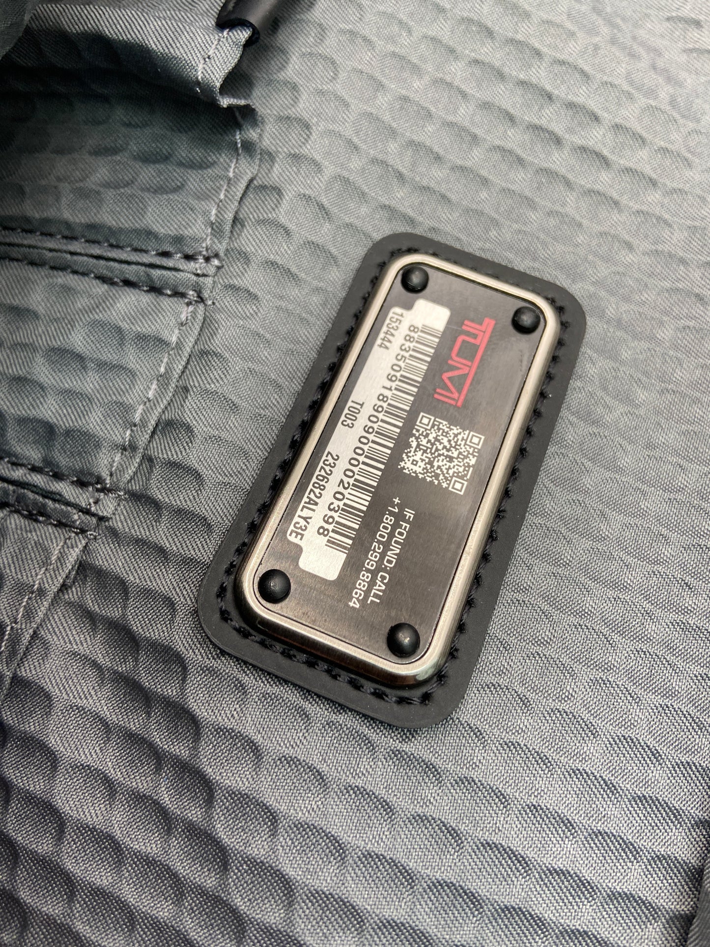 New Tumi Alpha Bravo Ballistic Nylon & Leather Davis Backpack Grey 153444-T003