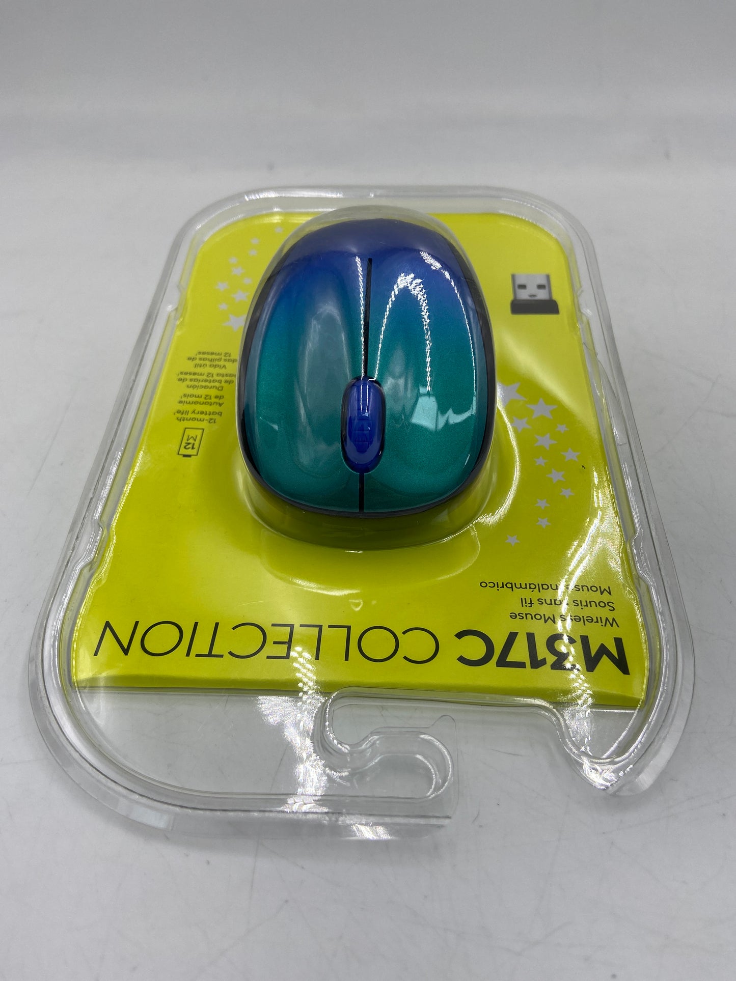 New Logitech Blue Mouse Wireless Mouse m317c collection