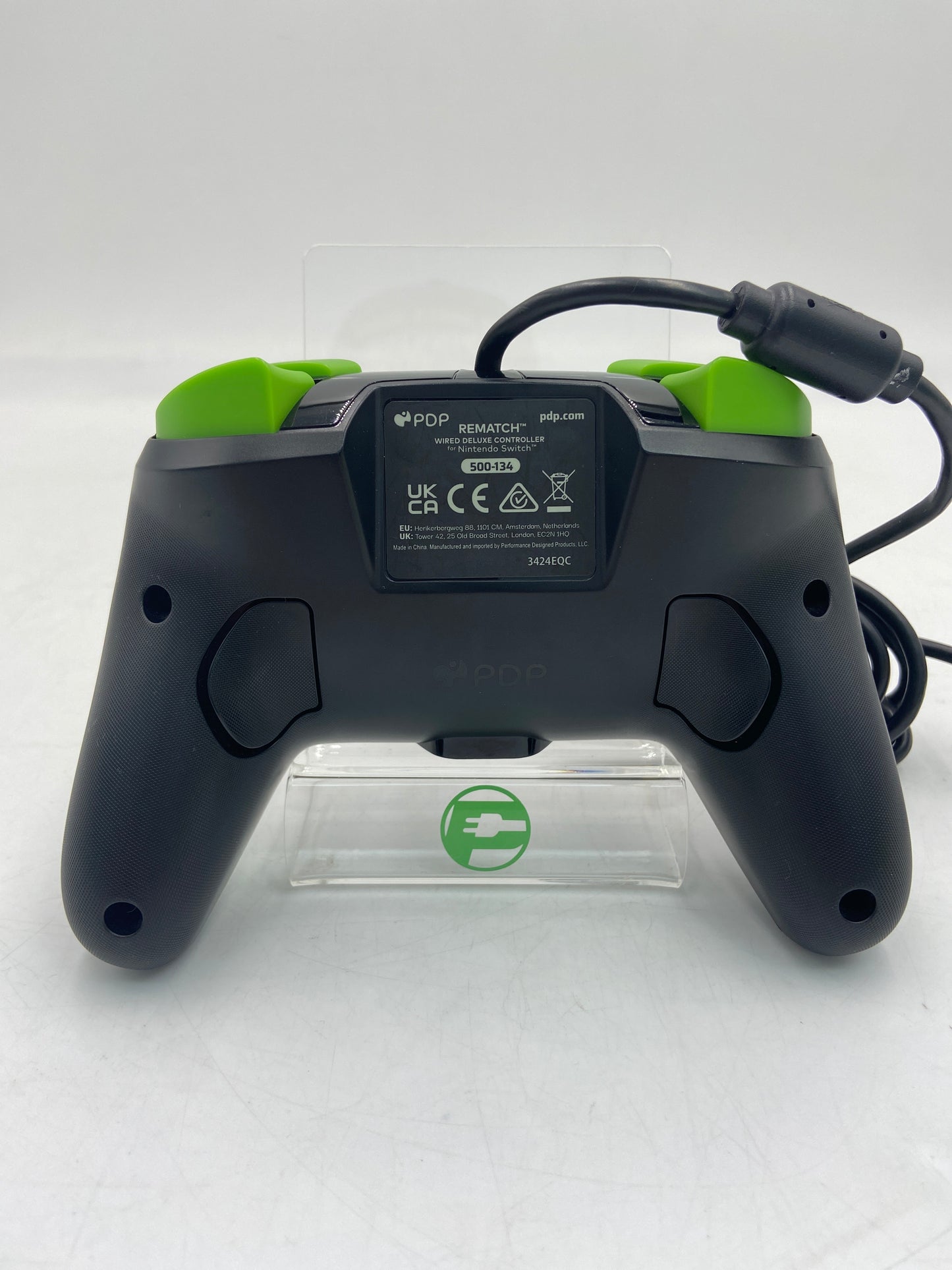 Nintendo Switch Rematch Controller Wired Deluxe Controller Super Mario Green Mushroom