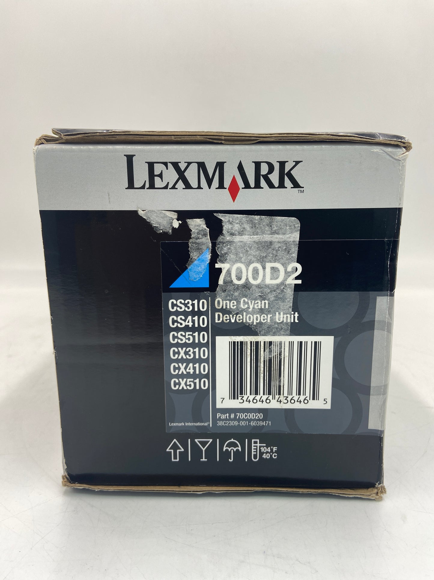 New Lexmark 700D2 Cyan Toner Cartridge