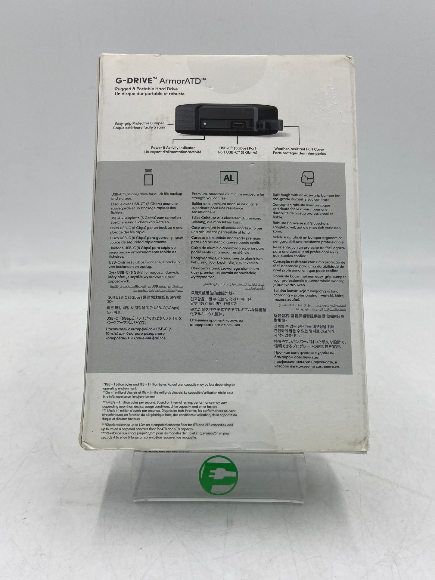 New SanDisk G-Drive ArmorATD 5TB Portable Hard Drive