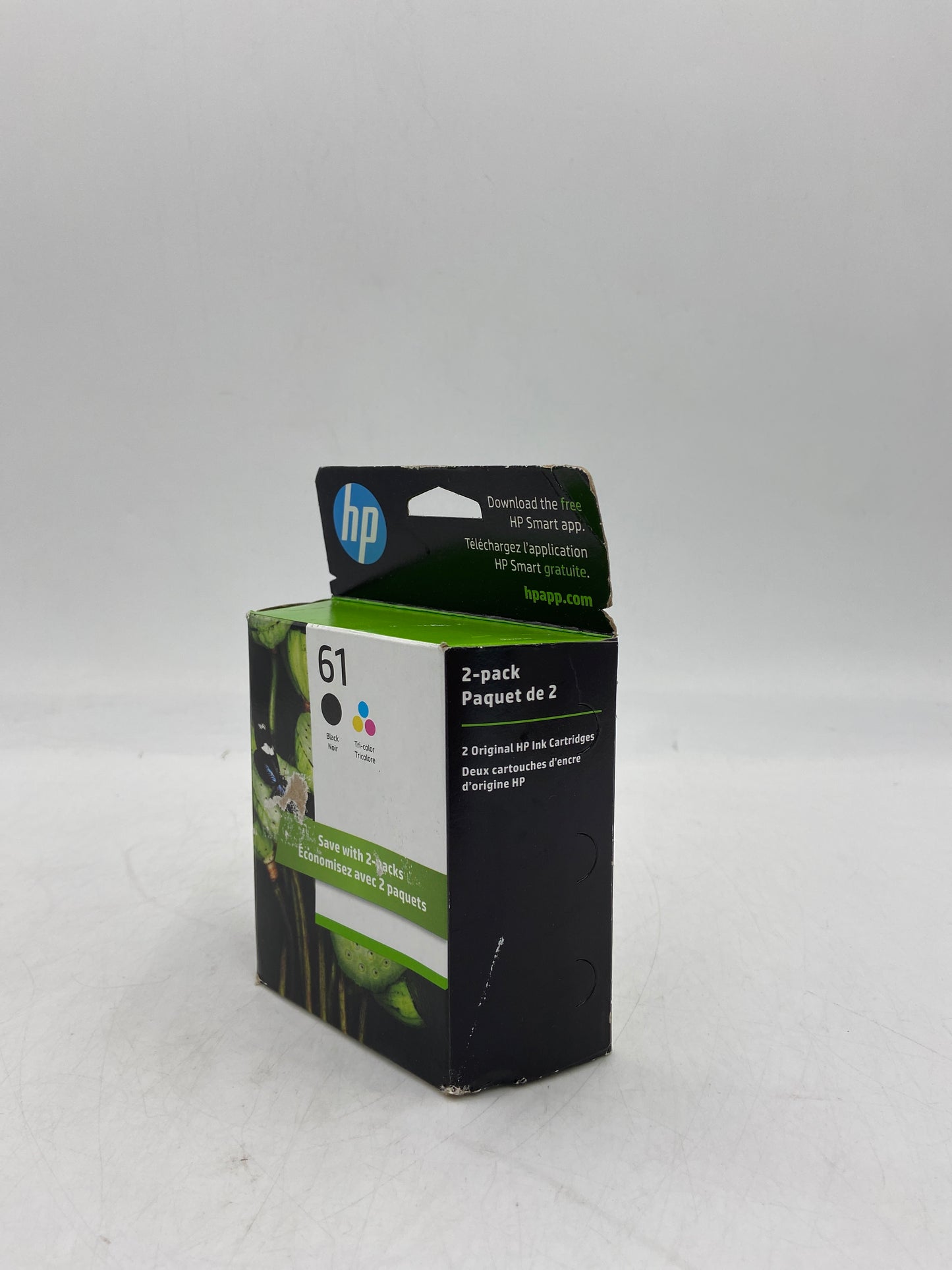 New HP 61 Black/Tri-color Ink Cartridge