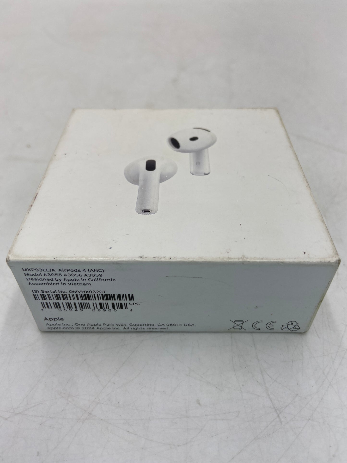Apple AirPods 4th Gen ANC with MagSafe Charging Case A3056 A3055 A3059 MXP93LL/A Wireless In-Ear Bluetooth Headphones