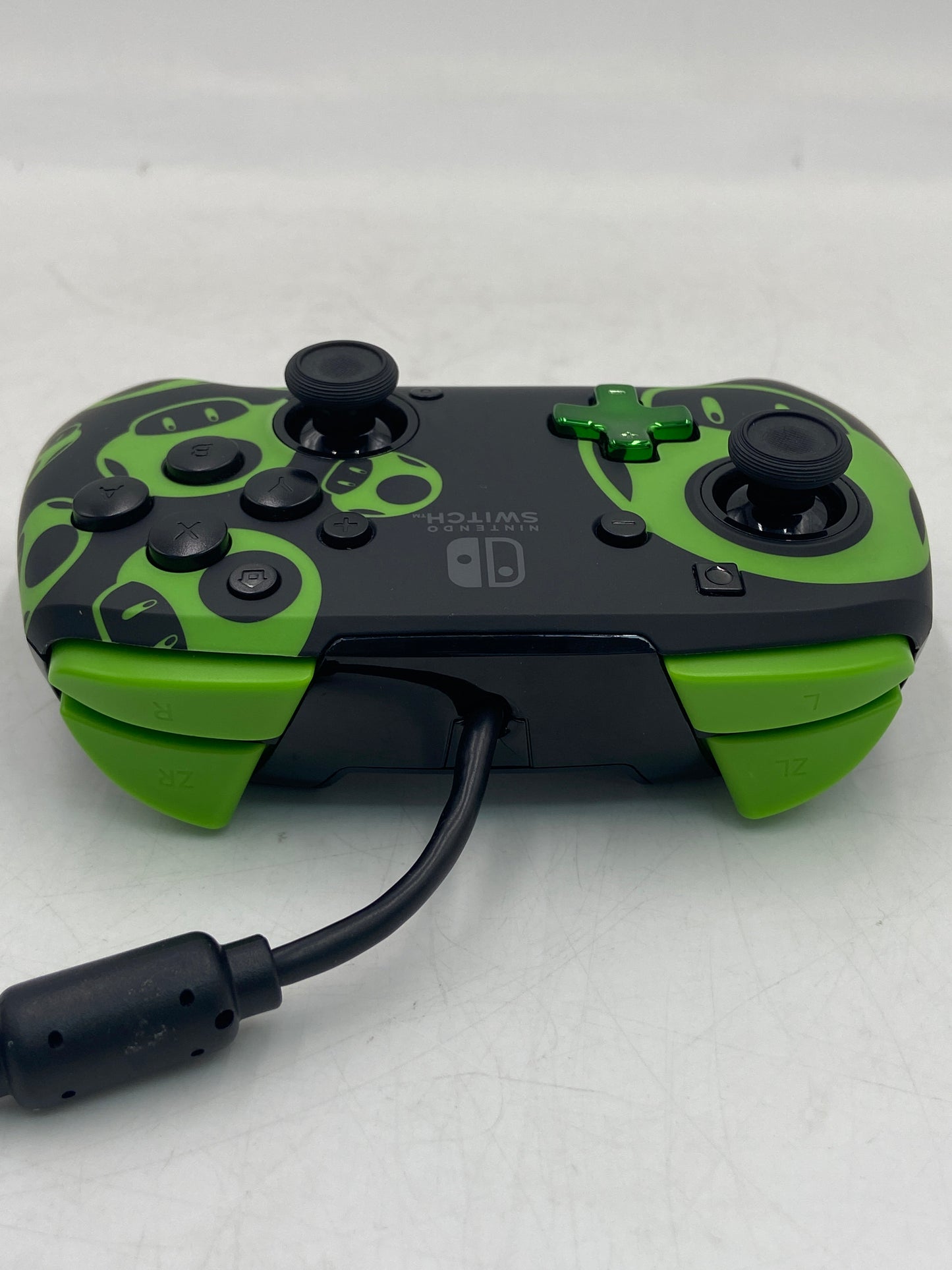 Nintendo Switch Rematch Controller Wired Deluxe Controller Super Mario Green Mushroom