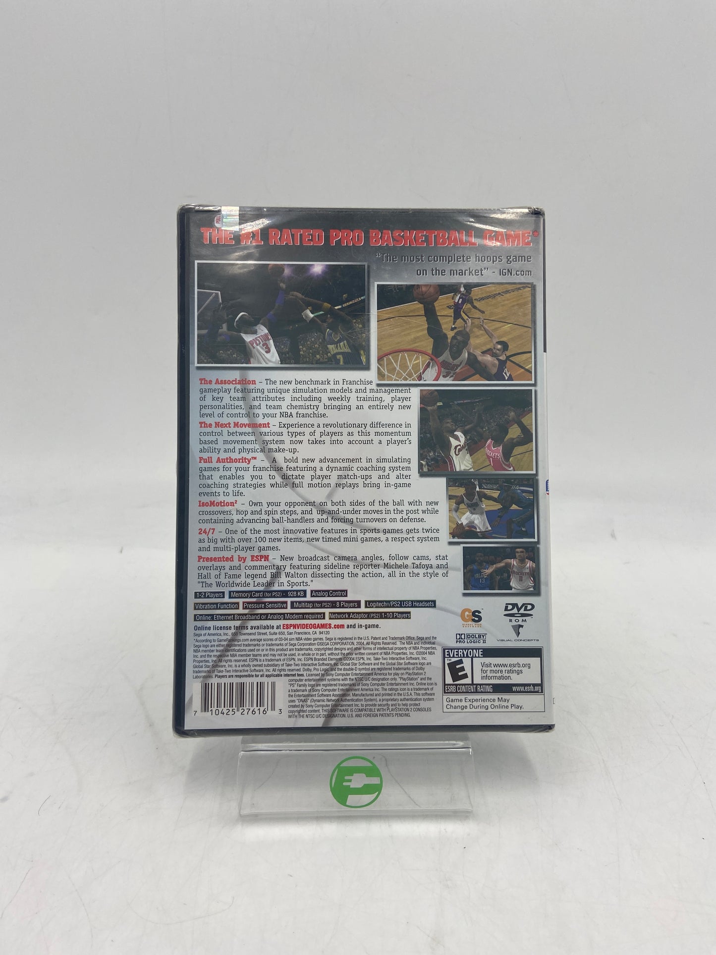 New ESPN NBA 2K5 (Sony PlayStation 2 PS2, 2004)
