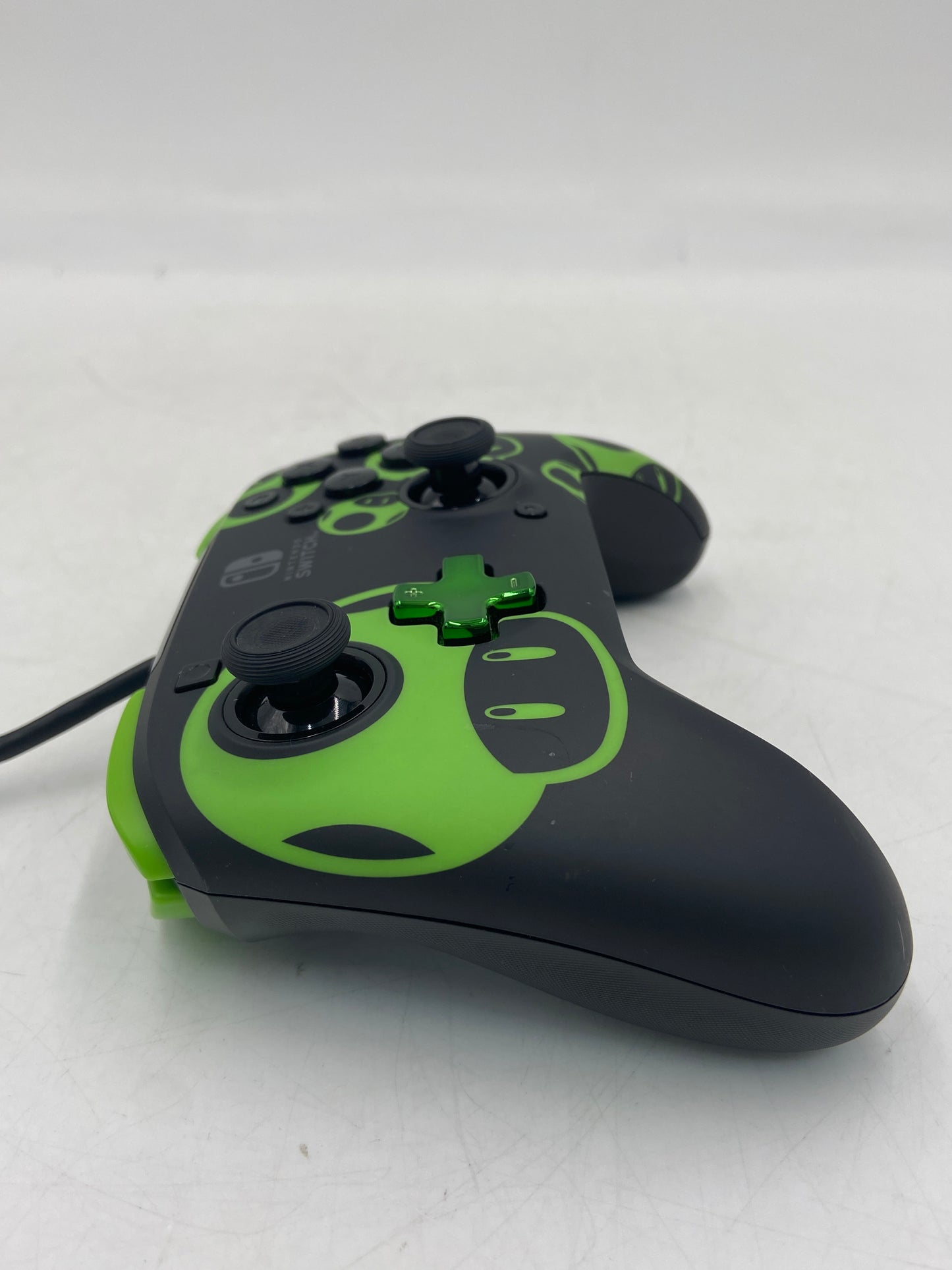 Nintendo Switch Rematch Controller Wired Deluxe Controller Super Mario Green Mushroom