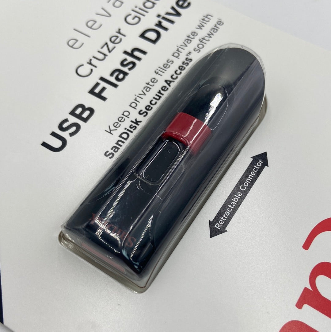 New SanDisk Elevate Cruzer Glide USB Flash Drive SDCZ60-064G-T46