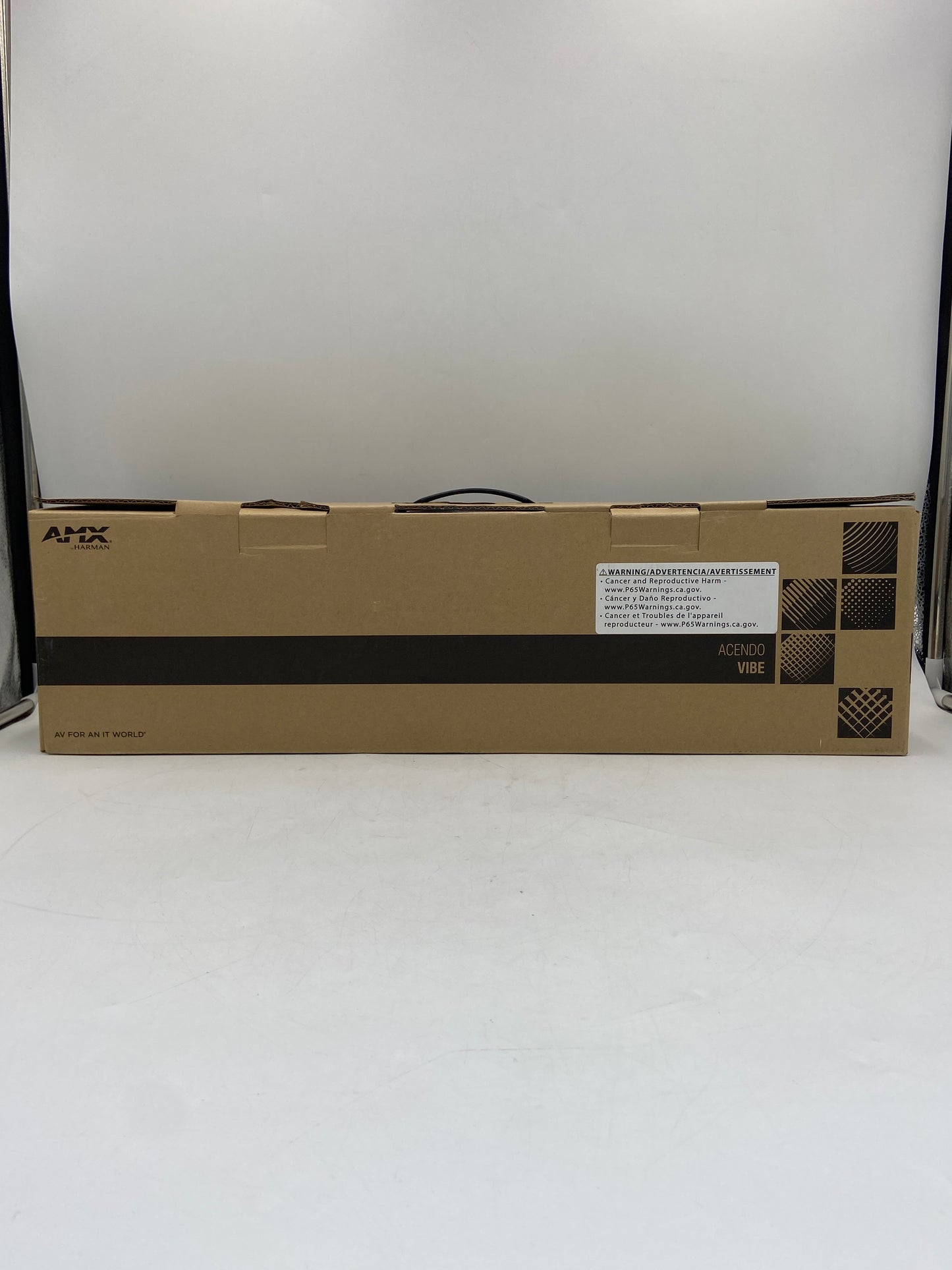 New AMX By Harman AMX ACENDO VIBE BLUETOOTH SOUND BAR W/ CAMERA & ACV-REM-100 Black