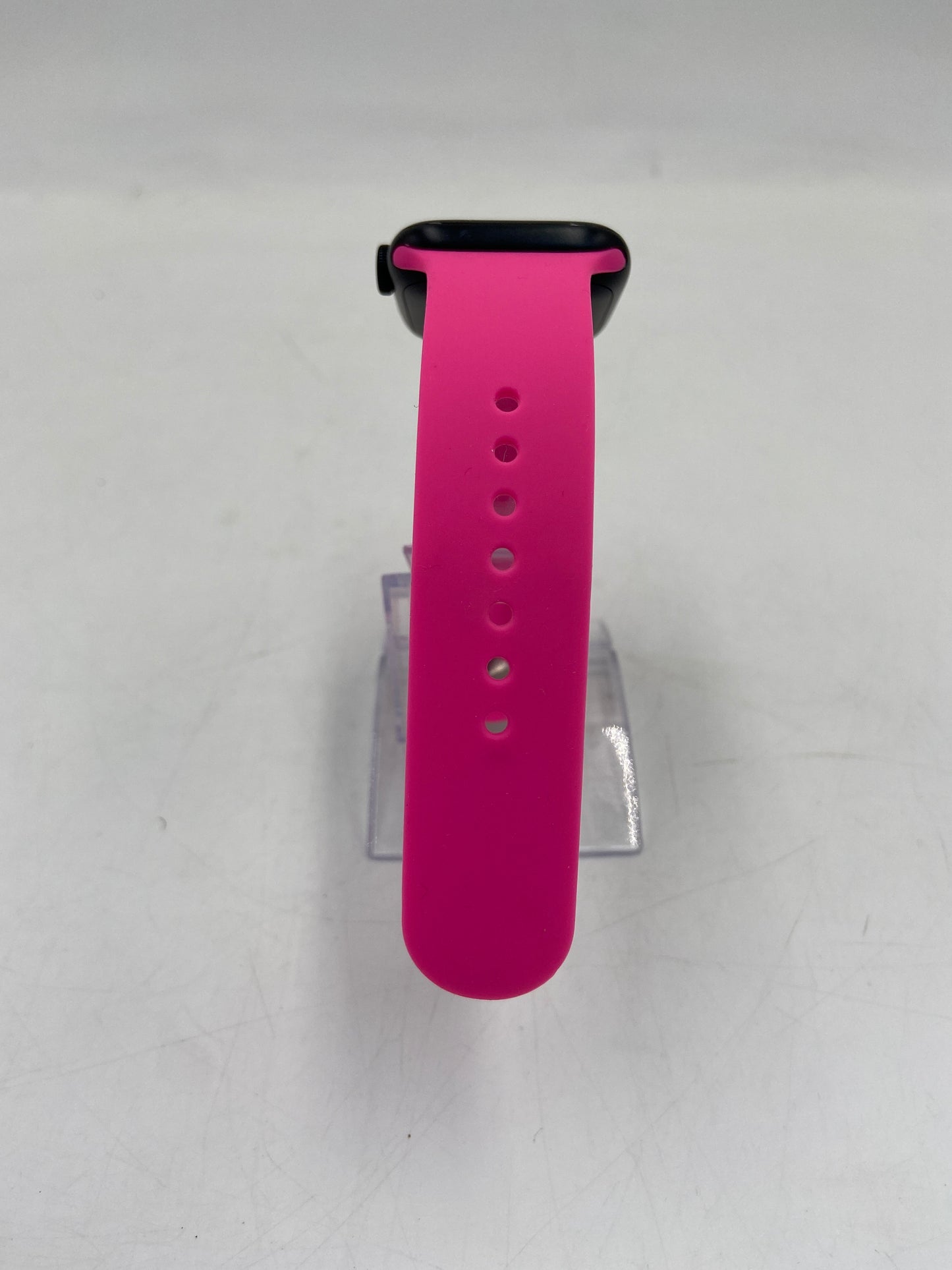 Factory Unlocked Apple Watch SE 2nd Gen 44MM Black Aluminum Pink Sport BandA2727
