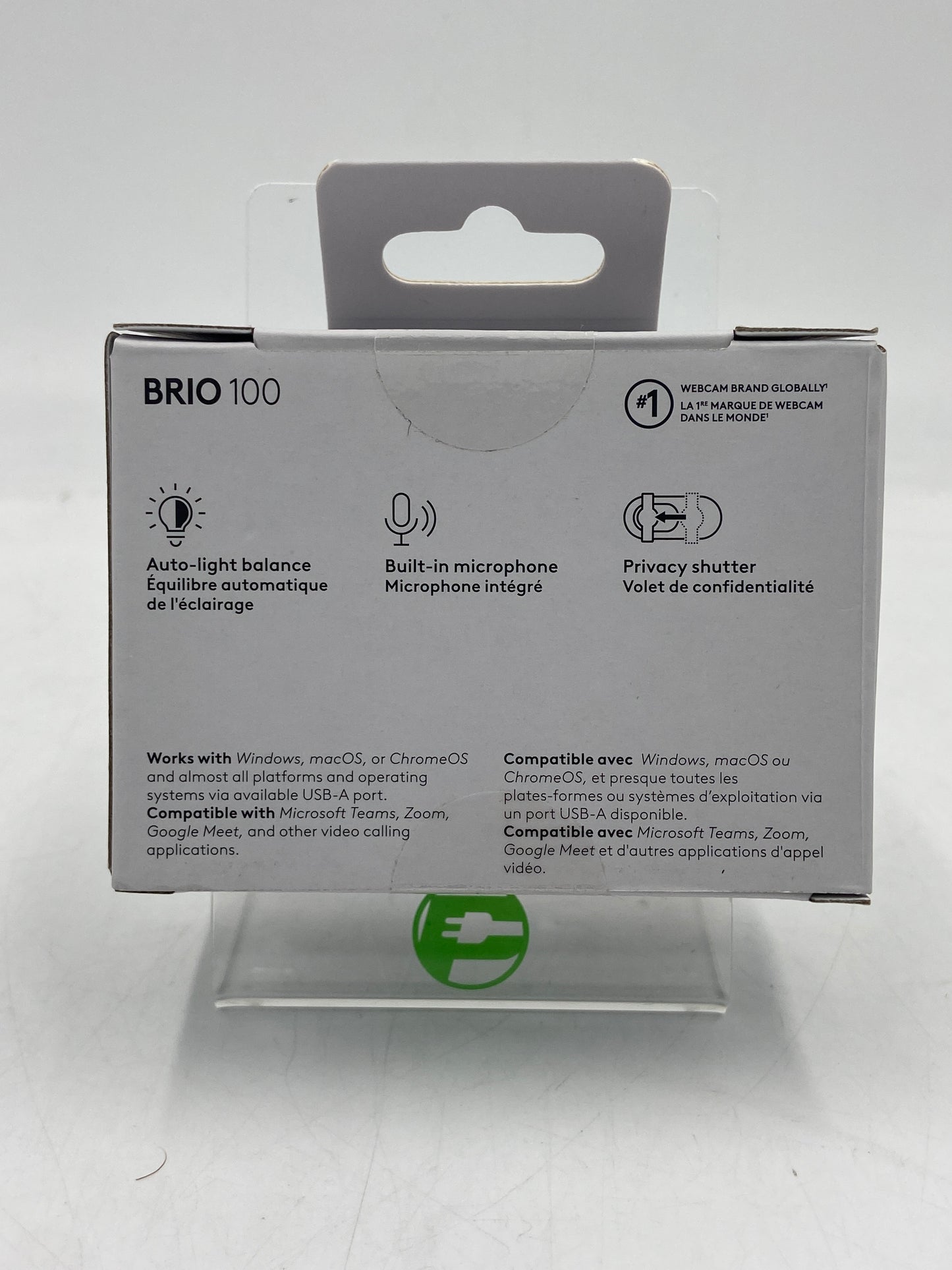 New LOGITECH BRIO 100 Webcam