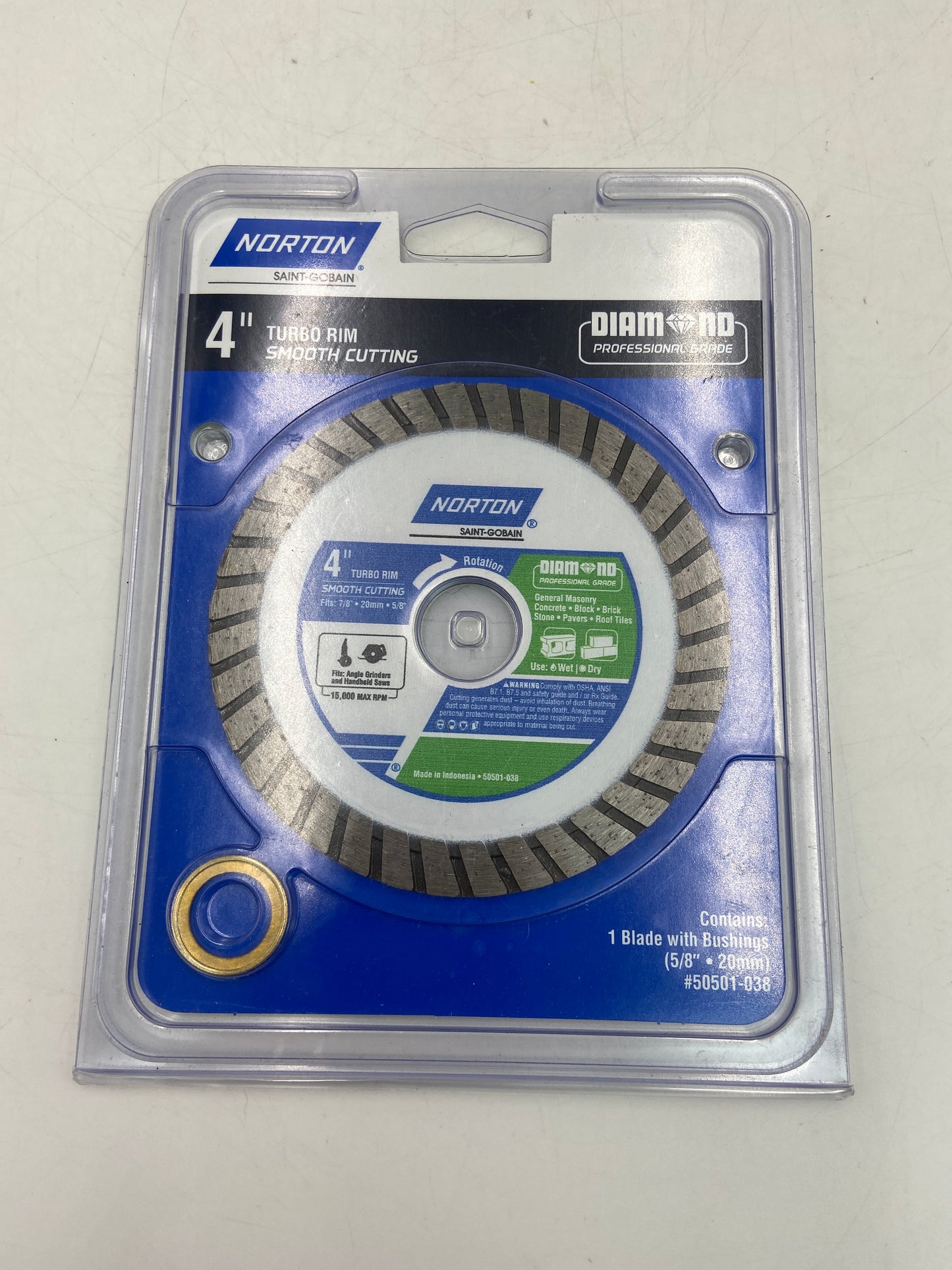 New Norton 4" Turbo Rim Smooth Cutting Blade