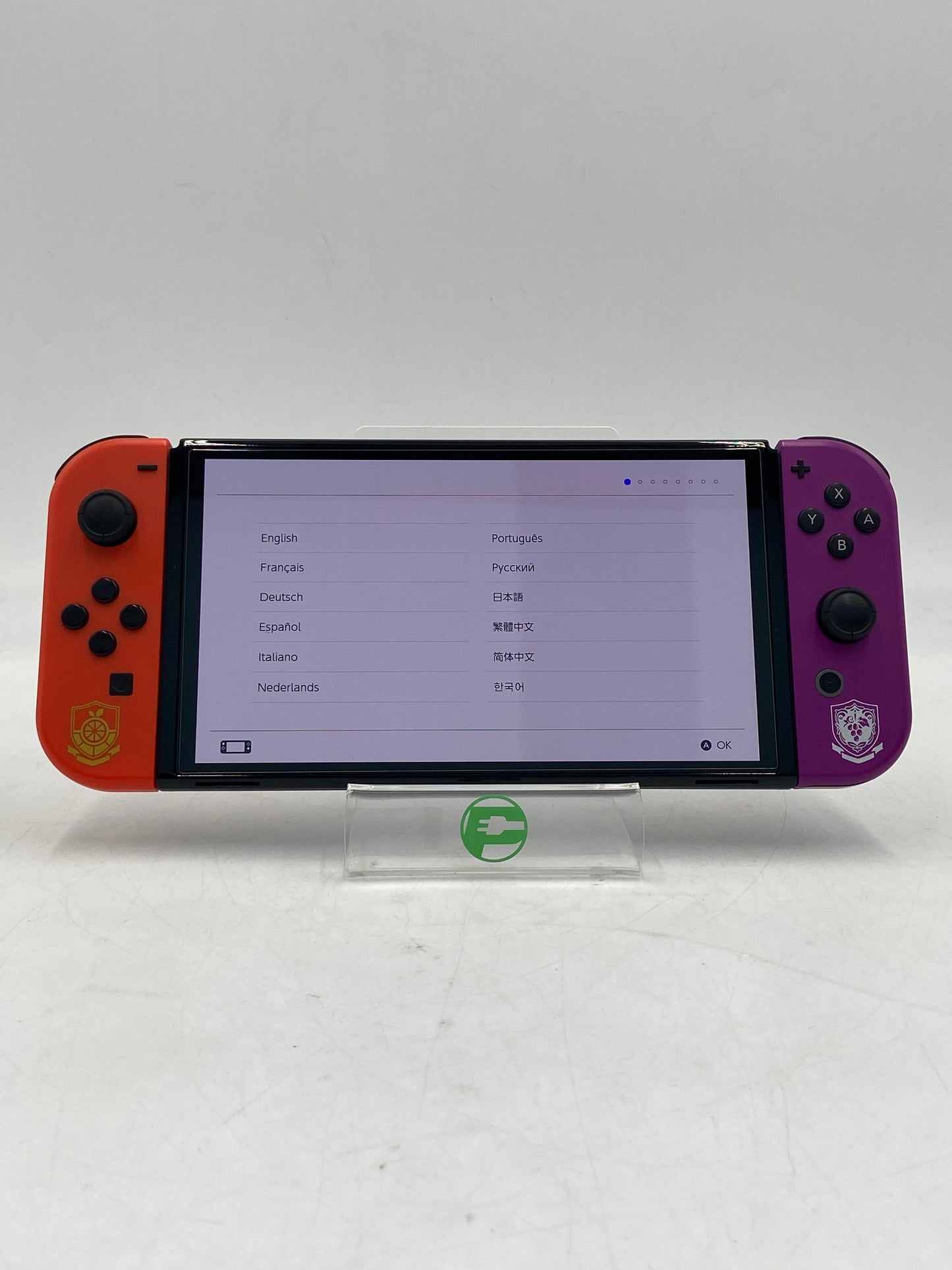 Nintendo Switch OLED Video Game Console HEG-001 Pokemon Scarlet & Violet Edition