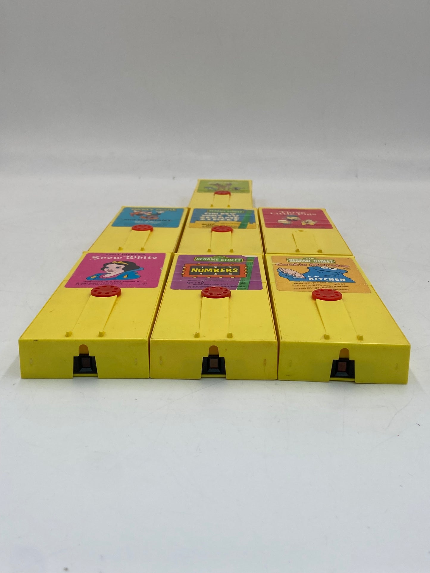 Vintage Fisher Price Movie Viewer Theater Toy 1977 with 7 Cartridges (NOT TESTED)