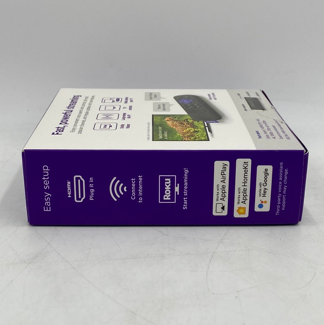 New Open Box Roku Streaming Stick 4K HD HDR TV Wifi Device with Voice Remote 3820R2