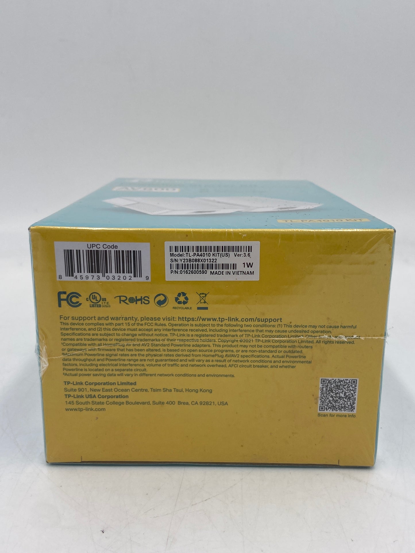 New TP LINK AV600 Powerline Starter Kit TL-PA4010 KIT