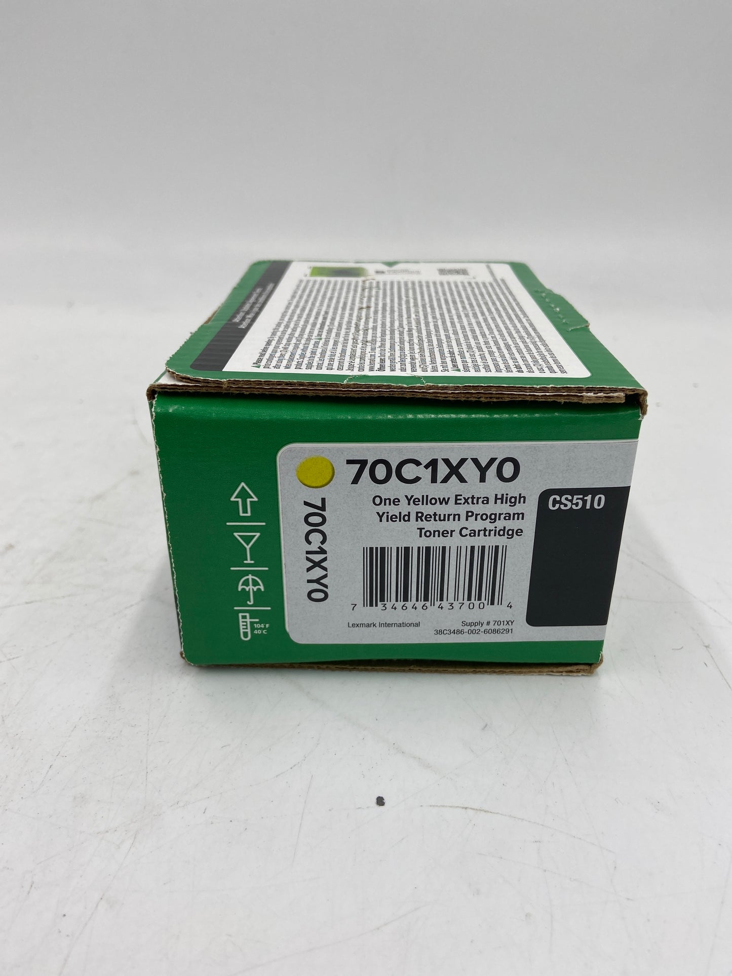 New Lexmark 70C1XY0 Yellow Toner Cartridge