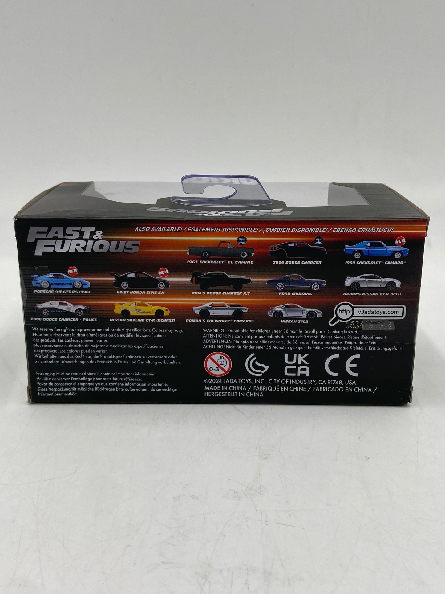 New JADA FAST & FURIOUS DOM'S CHEVELLE SS Die Cast Toy Car 24075