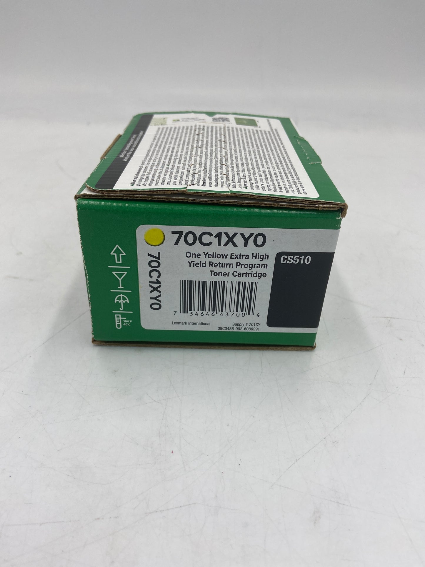 New Lexmark 70c1xy0 CS510 Yellow Toner Cartridge