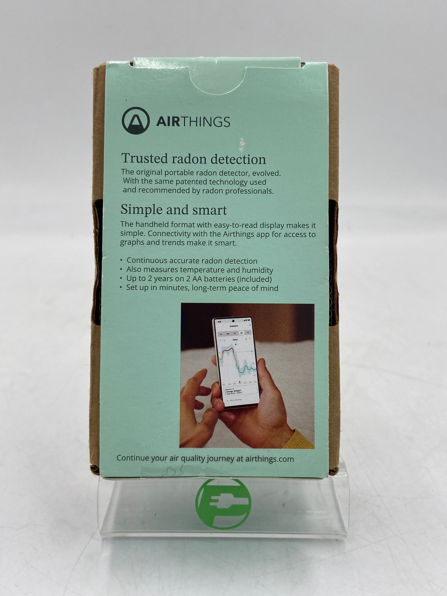 New AIRTHINGS Corentium Home 2 Digital Radon Detector 325