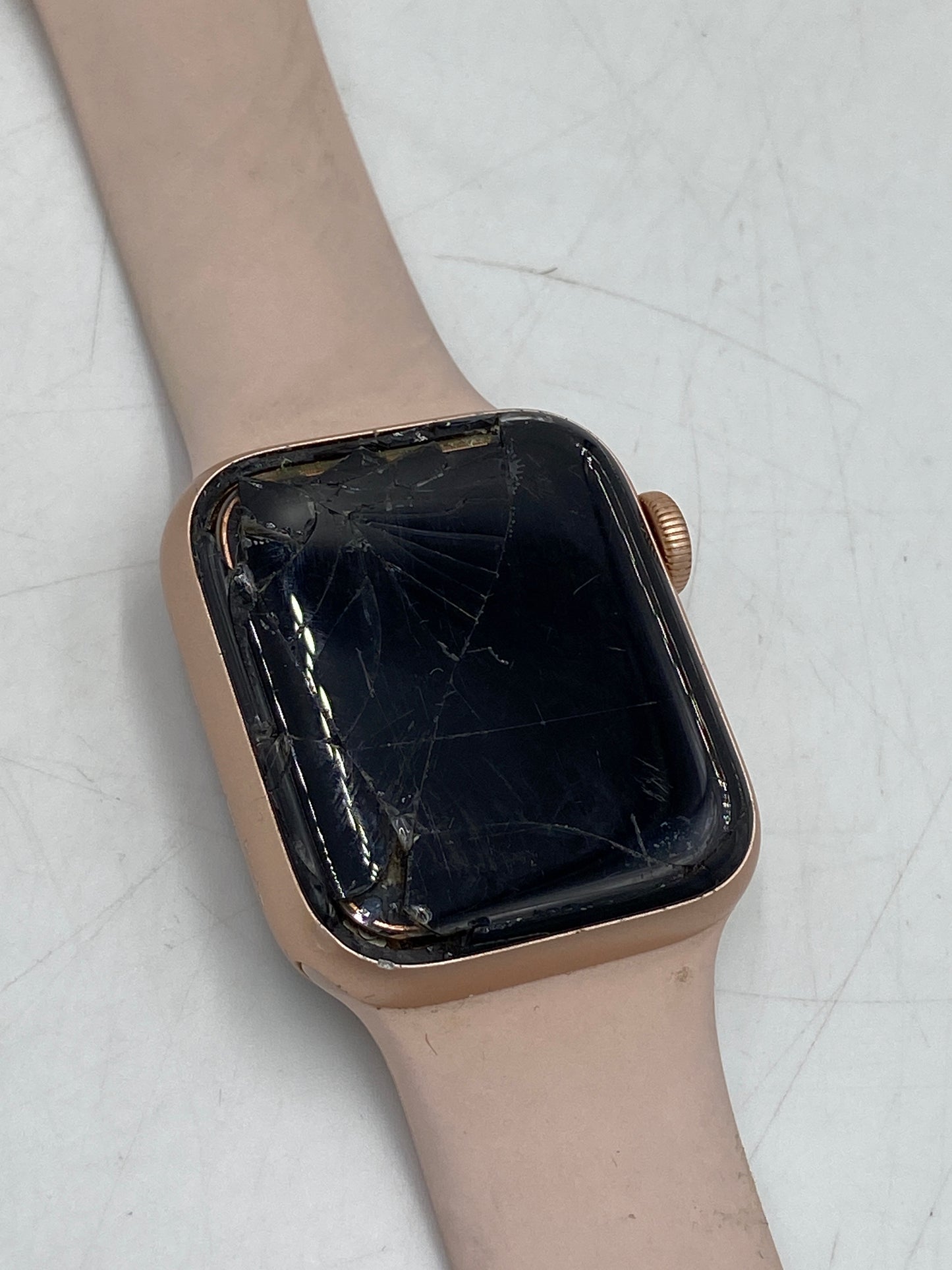 Broken GPS Only Apple Watch Series 5 40MM Aluminum Pink Sport Band A2092