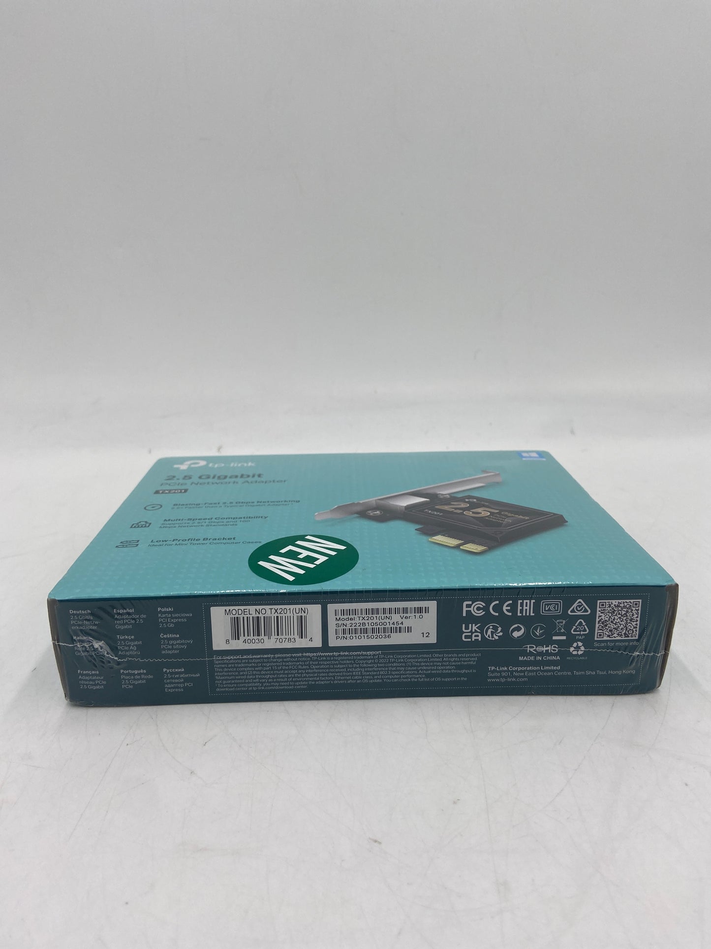 New TP-Link 2.5 Gigabit PCle Network Adaptor PCle Network Adaptor TX201
