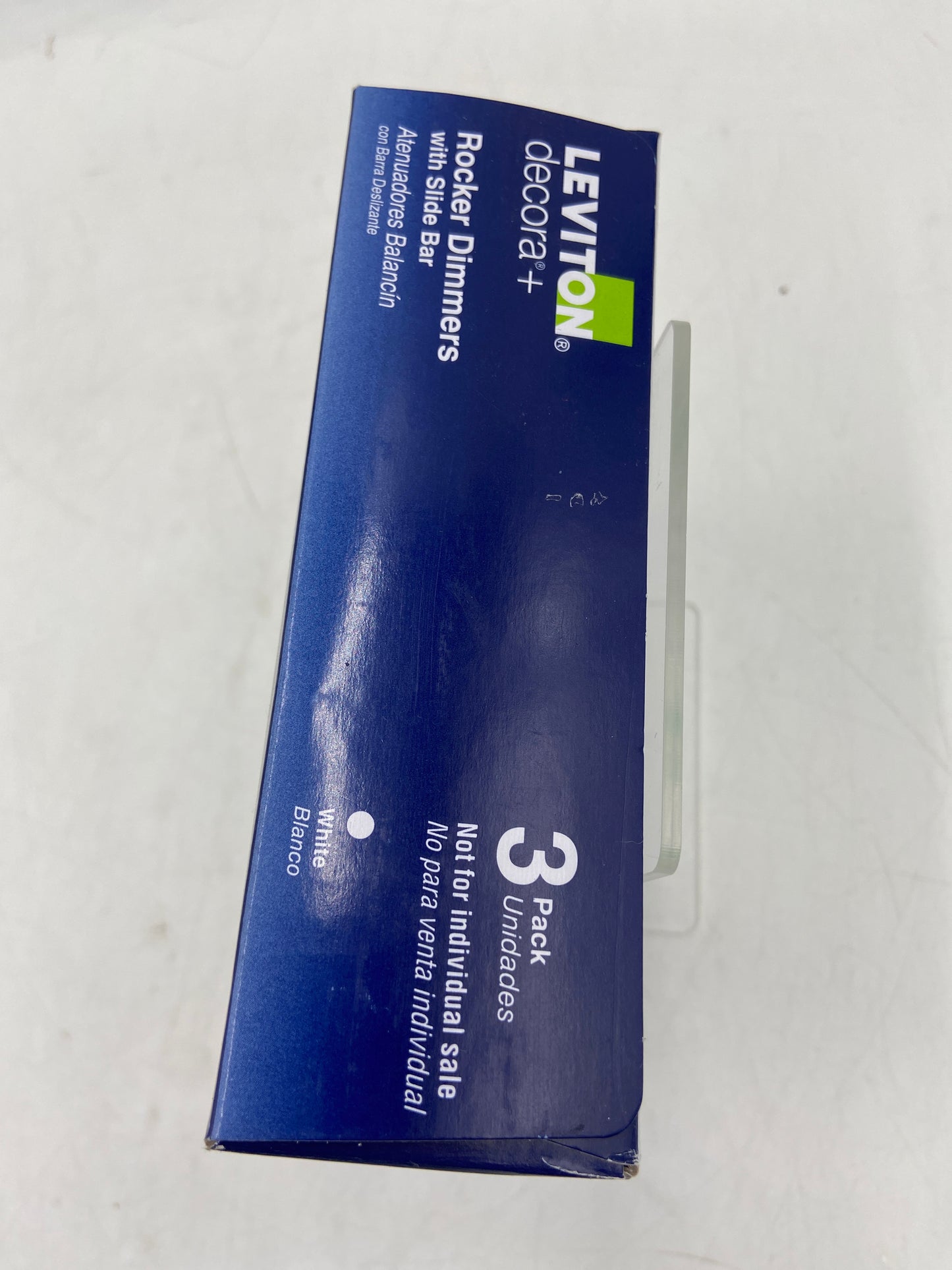 New Leviton Decora Rocker Dimmers with Slide Bar Light Dimmer DSL06-3PW WHITE