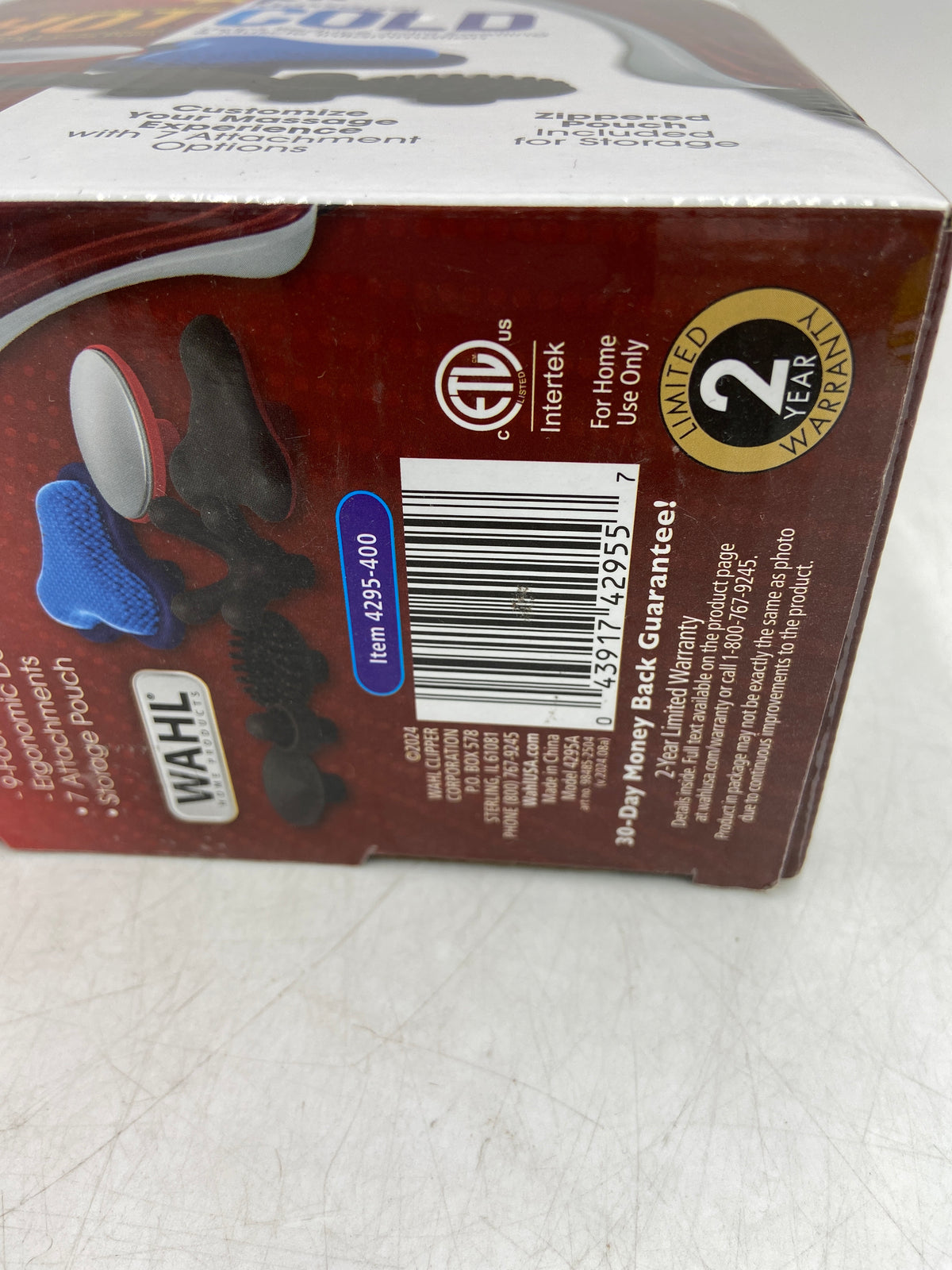 New Wahl Hot Cold Therapeutic Massager 4295-400