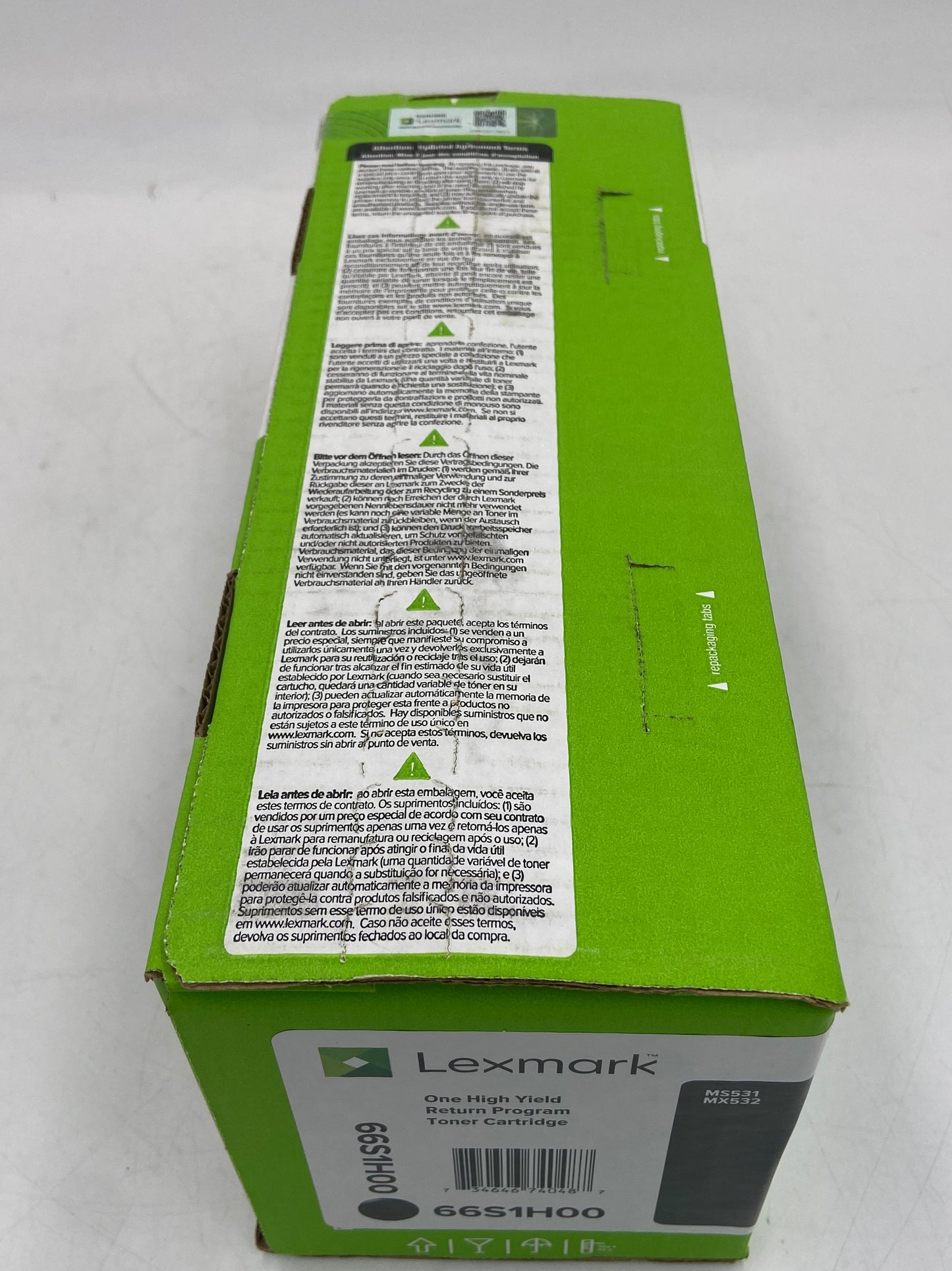 New Lexmark 66S1H00 MS531 Black Toner Cartridge