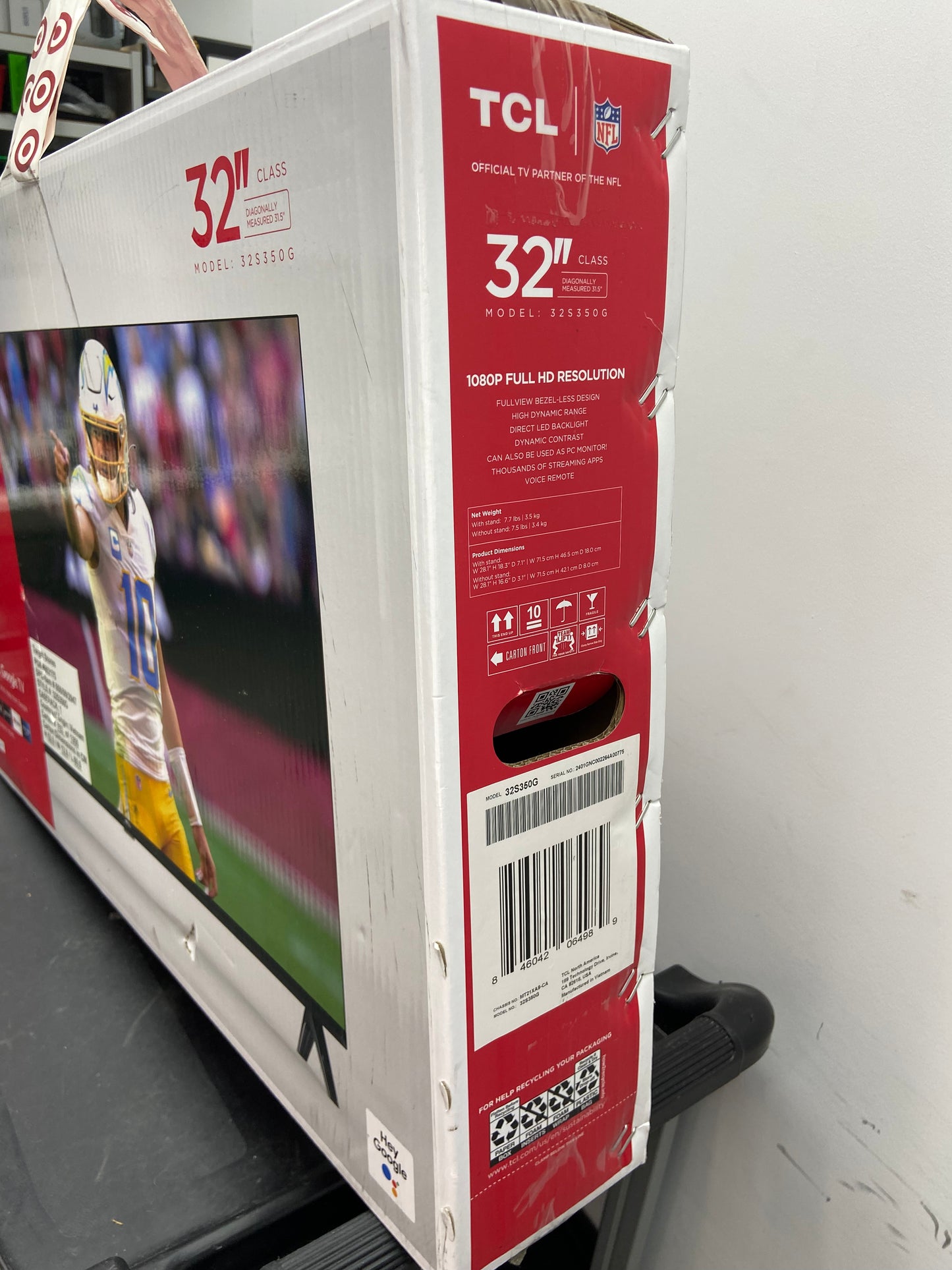 New TCL 32" 32S350G 1080p Full HD Resolution LED 1080p Smart TV