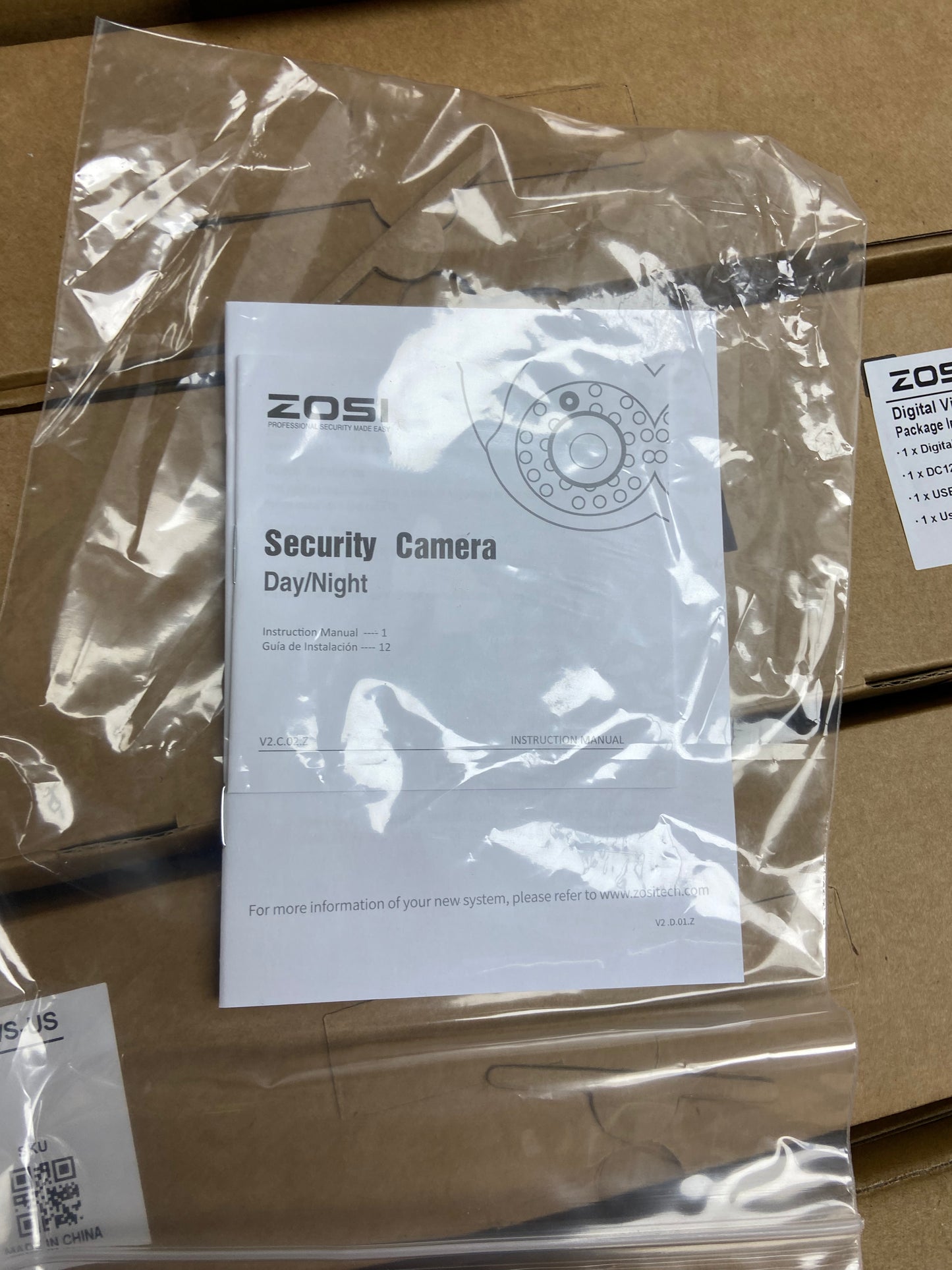 New ZOSI 8-Camera 8-Channel Video Surveillance System Smart Security System 8VMA-419W8S-00-US