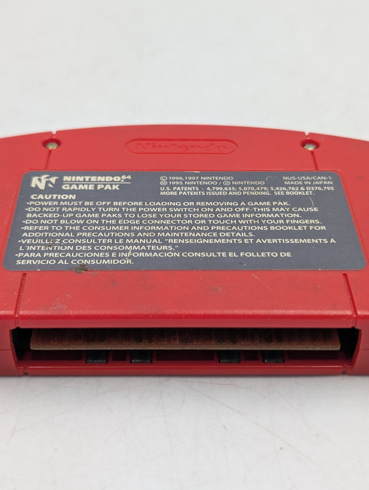 NBA Jam 2000 Nintendo 64 N64 Red 1999 Video Game Cartridge NUS-006 NUS-NJAE-USA